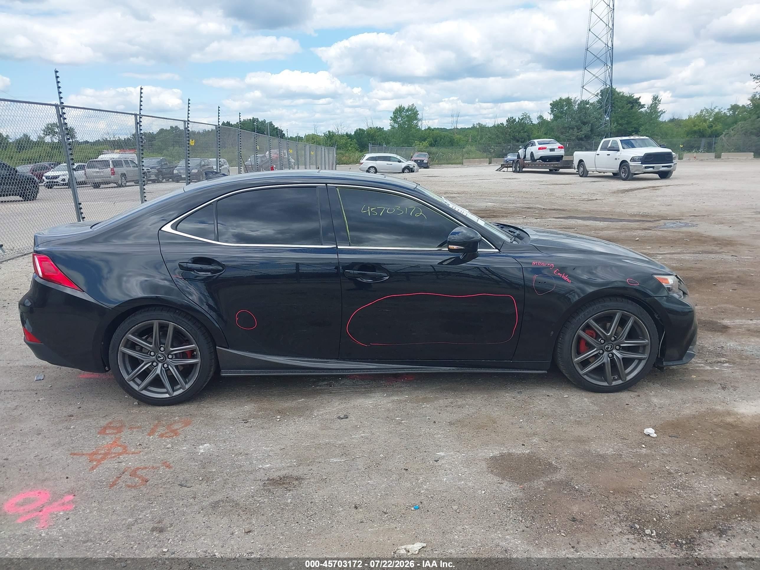 2014 Lexus Is 250   Черный vin: JTHCF1D29E5009740
