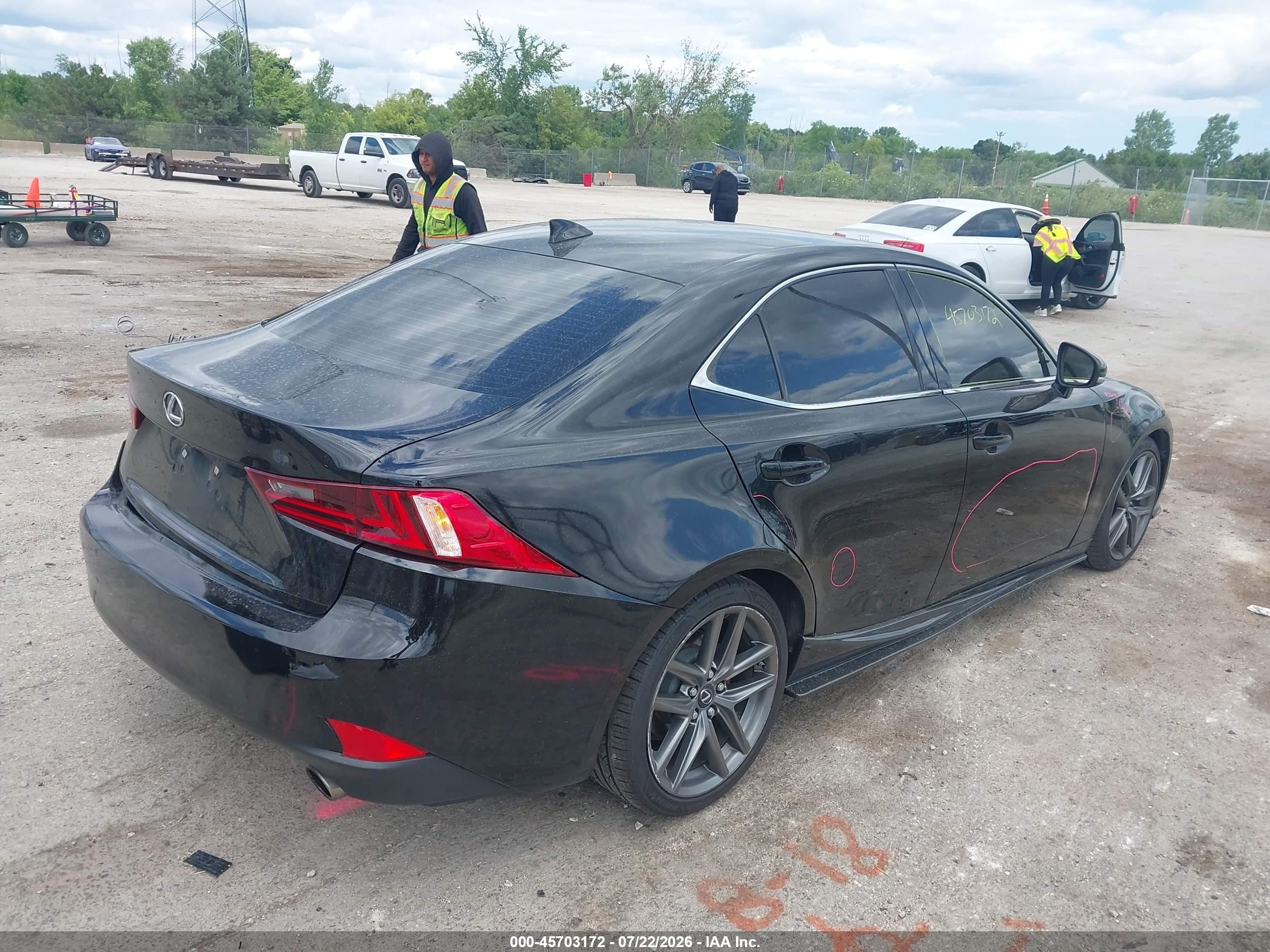 2014 Lexus Is 250   Черный vin: JTHCF1D29E5009740