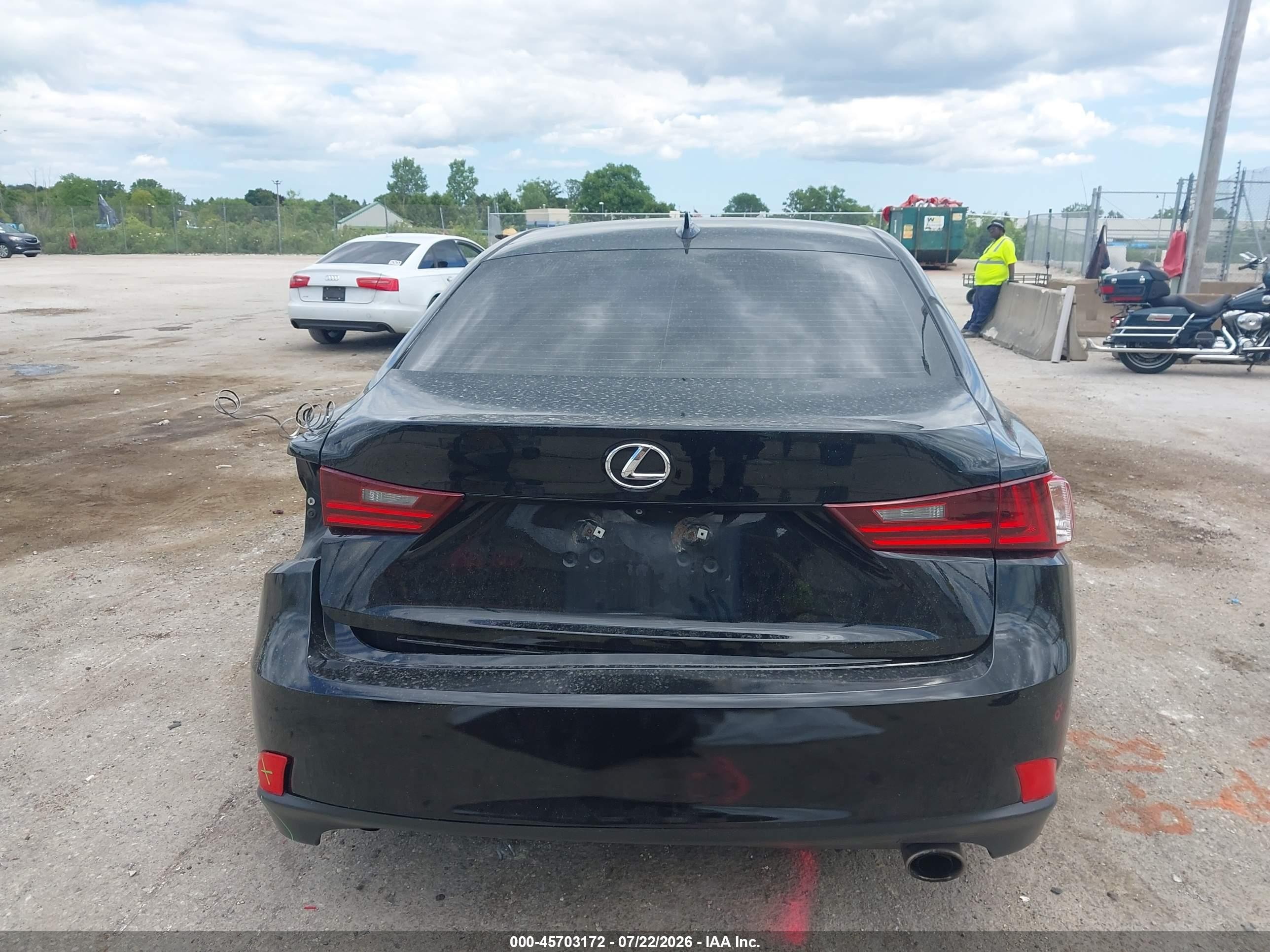 2014 Lexus Is 250   Черный vin: JTHCF1D29E5009740