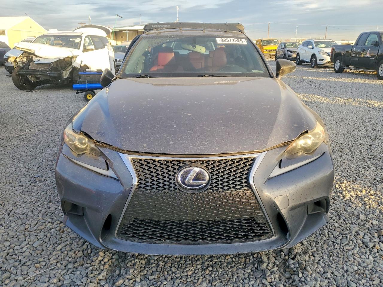 2014 Lexus Is 250 Gray vin: JTHCF1D29E5010192