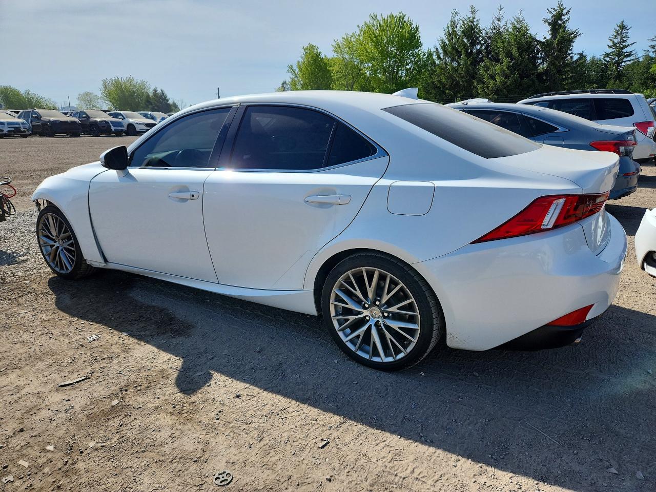 2015 Lexus Is 250 White vin: JTHCF1D29F5017712