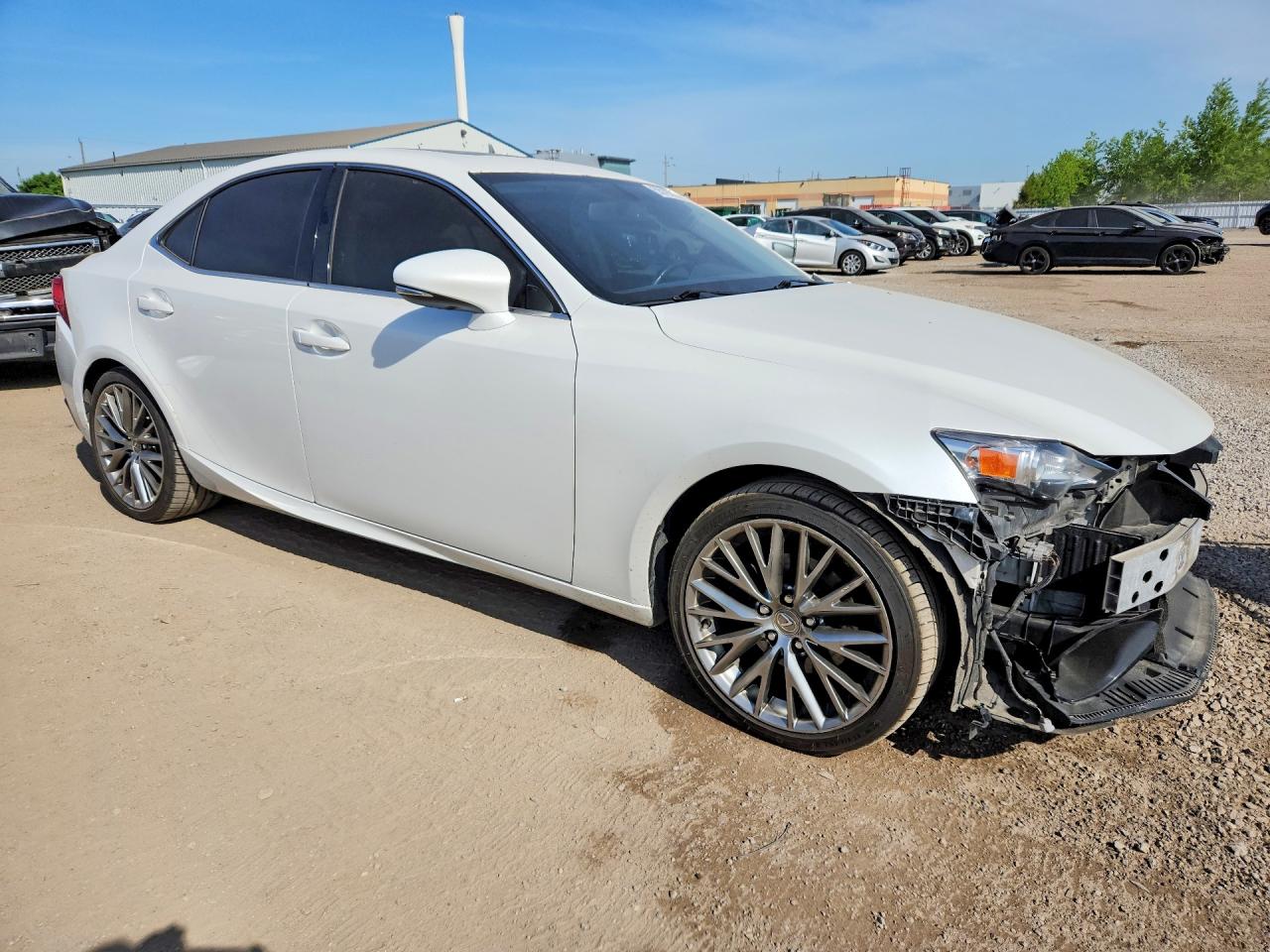2015 Lexus Is 250 White vin: JTHCF1D29F5017712