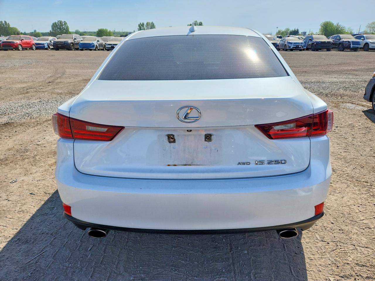 2015 Lexus Is 250 White vin: JTHCF1D29F5017712