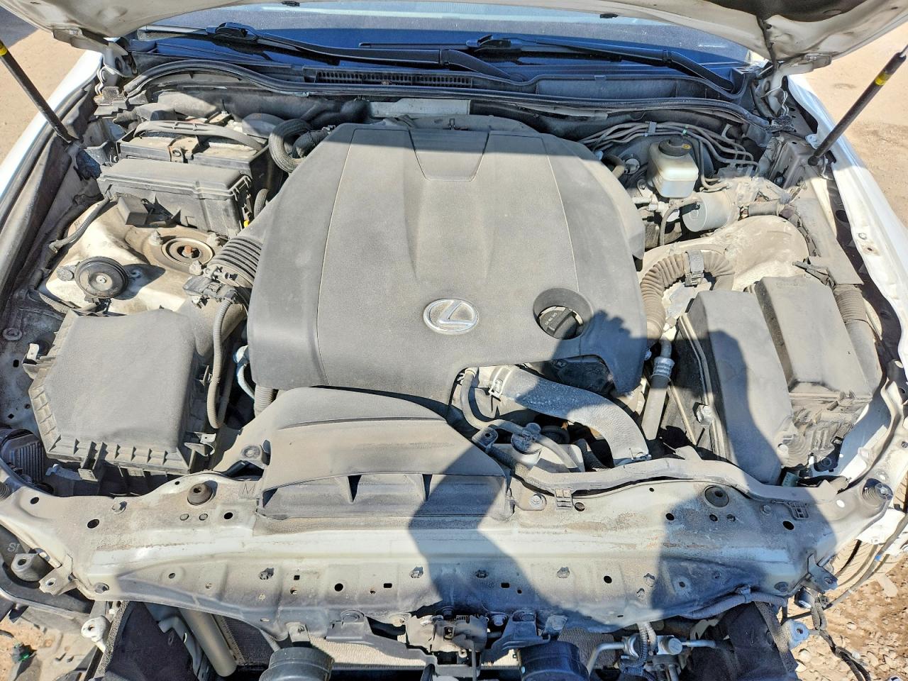 2015 Lexus Is 250 White vin: JTHCF1D29F5017712