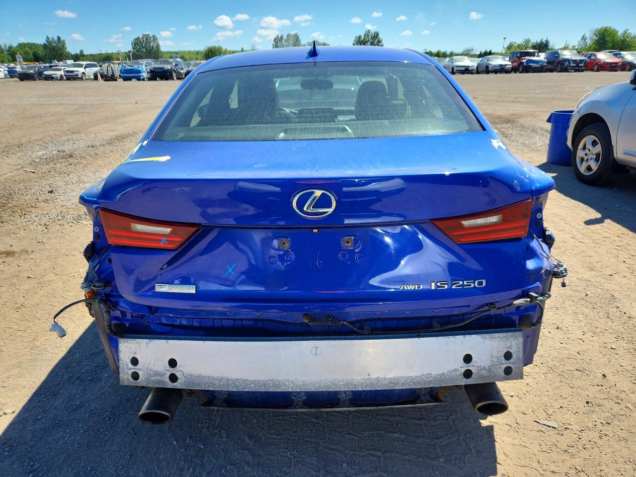 2015 Lexus Is 250 Blue vin: JTHCF1D29F5018021