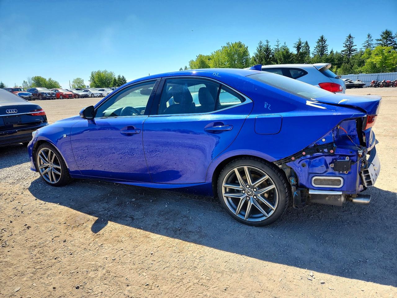 2015 Lexus Is 250 Blue vin: JTHCF1D29F5018021