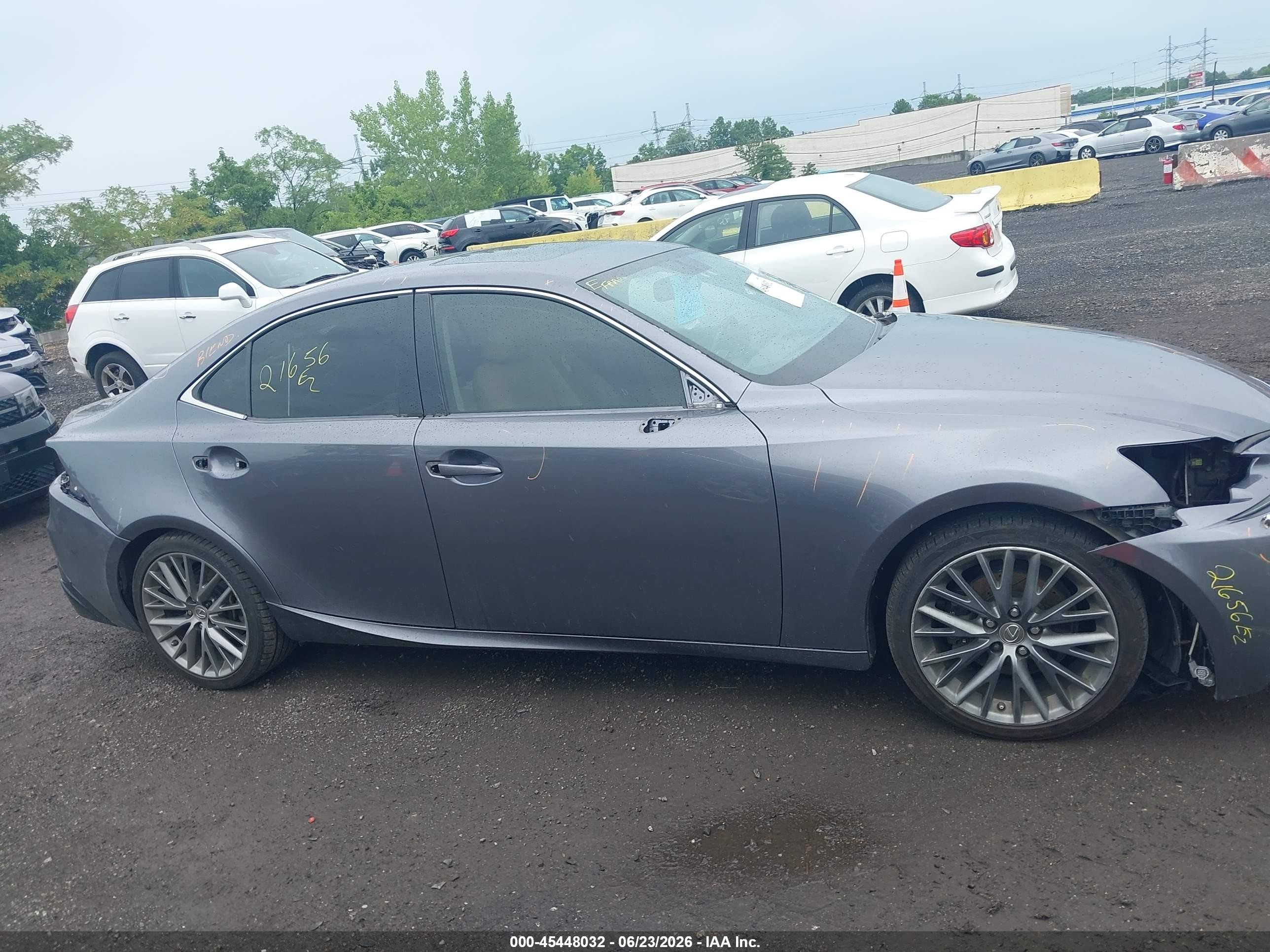 2015 Lexus Is 250   Gray vin: JTHCF1D29F5025955