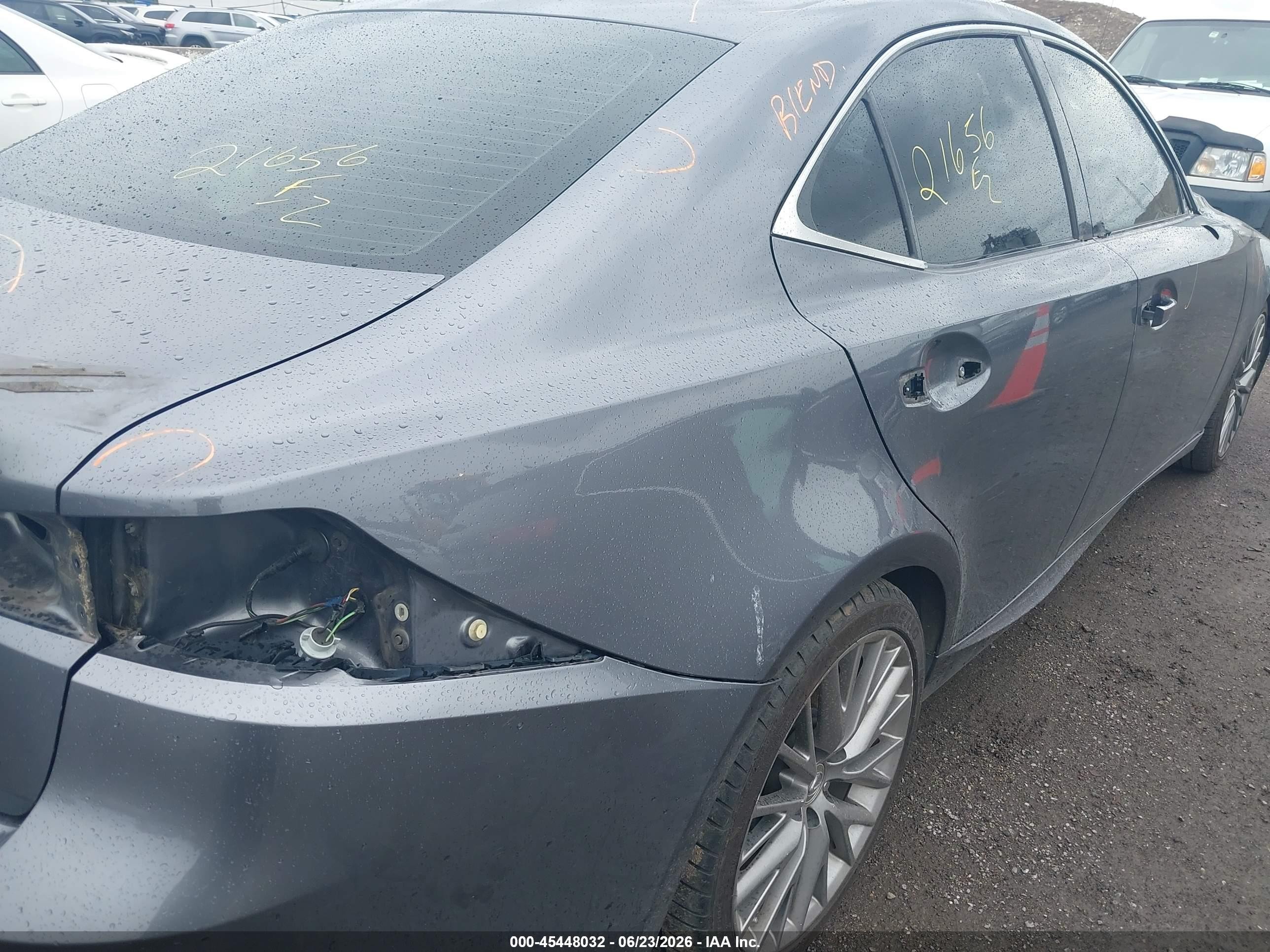 2015 Lexus Is 250   Gray vin: JTHCF1D29F5025955