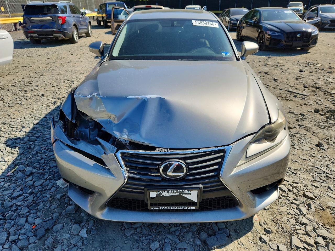 2014 Lexus Is 250 Silver vin: JTHCF1D2XE5000500