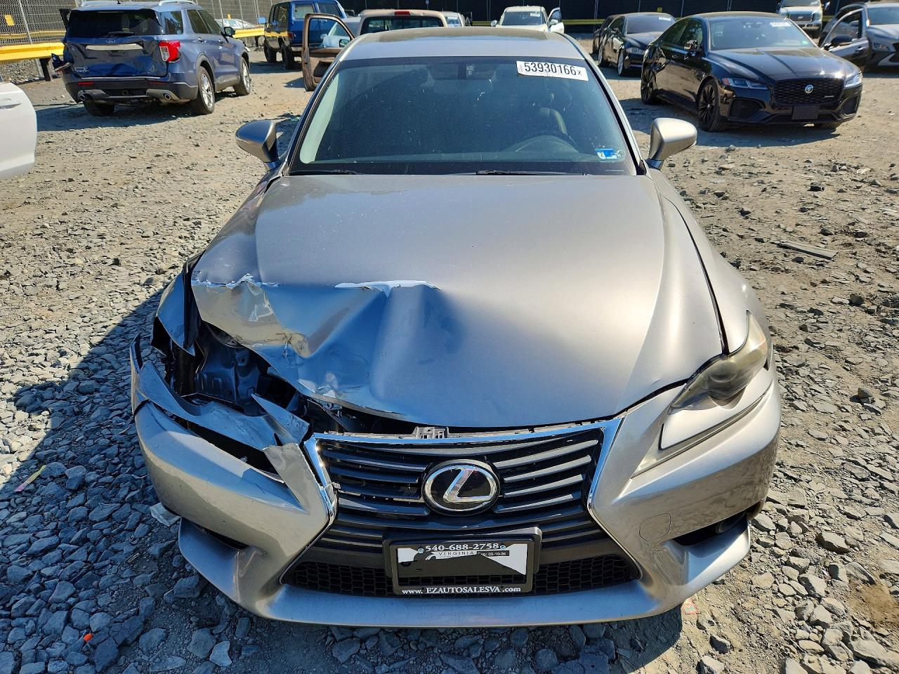 2014 Lexus Is 250 Silver vin: JTHCF1D2XE5000500