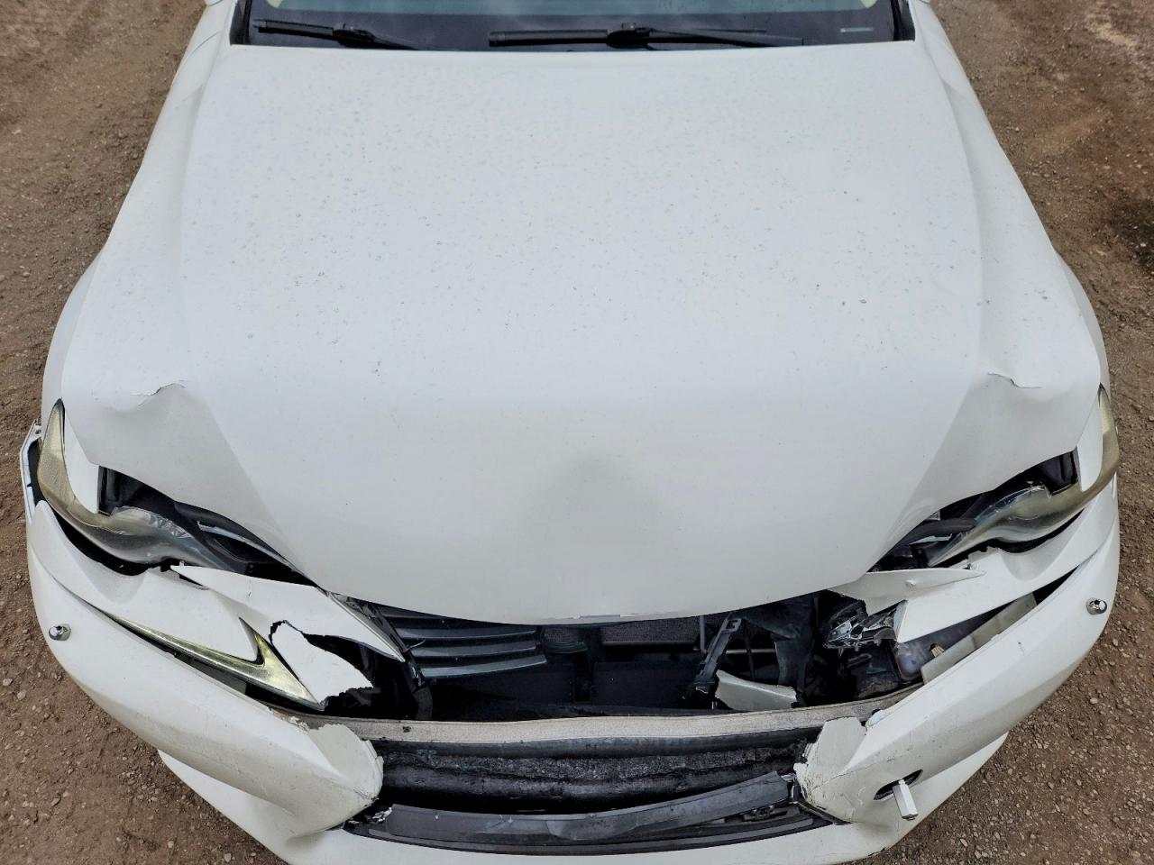 2014 Lexus Is 250 White vin: JTHCF1D2XE5001095