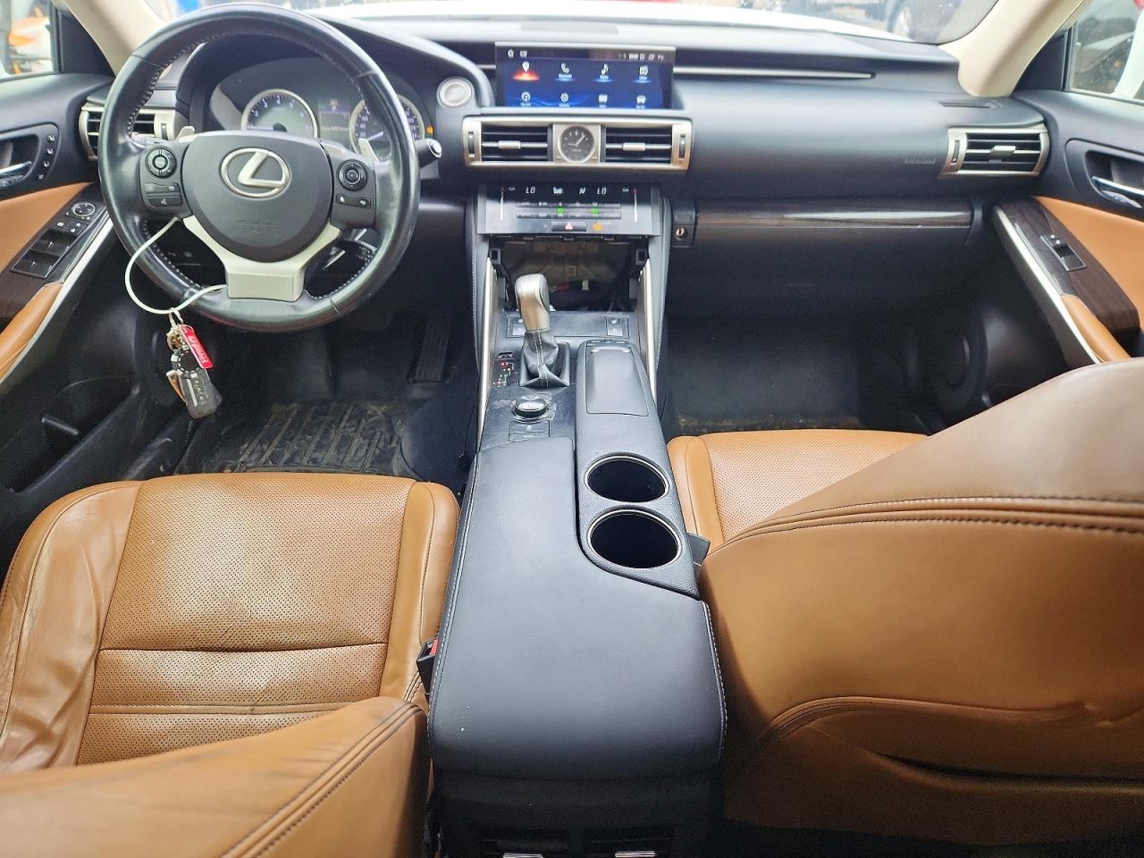 2014 Lexus Is 250 White vin: JTHCF1D2XE5001095