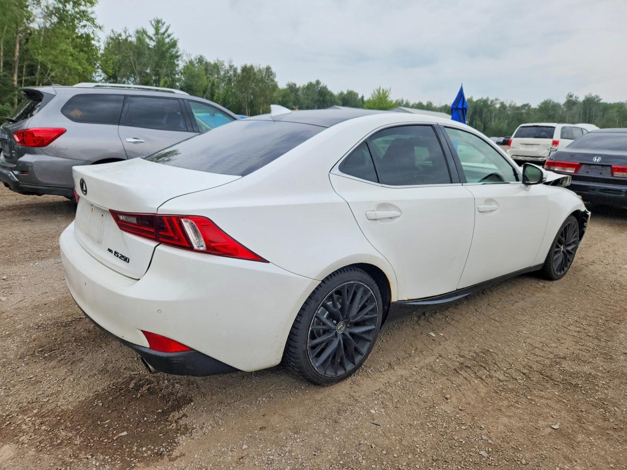 2014 Lexus Is 250 White vin: JTHCF1D2XE5001095