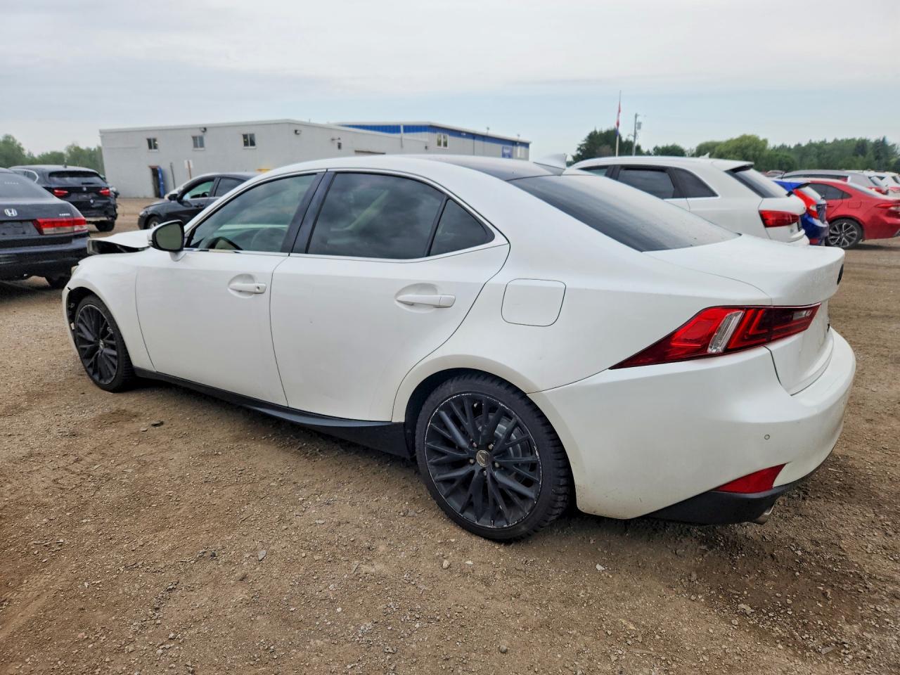 2014 Lexus Is 250 White vin: JTHCF1D2XE5001095