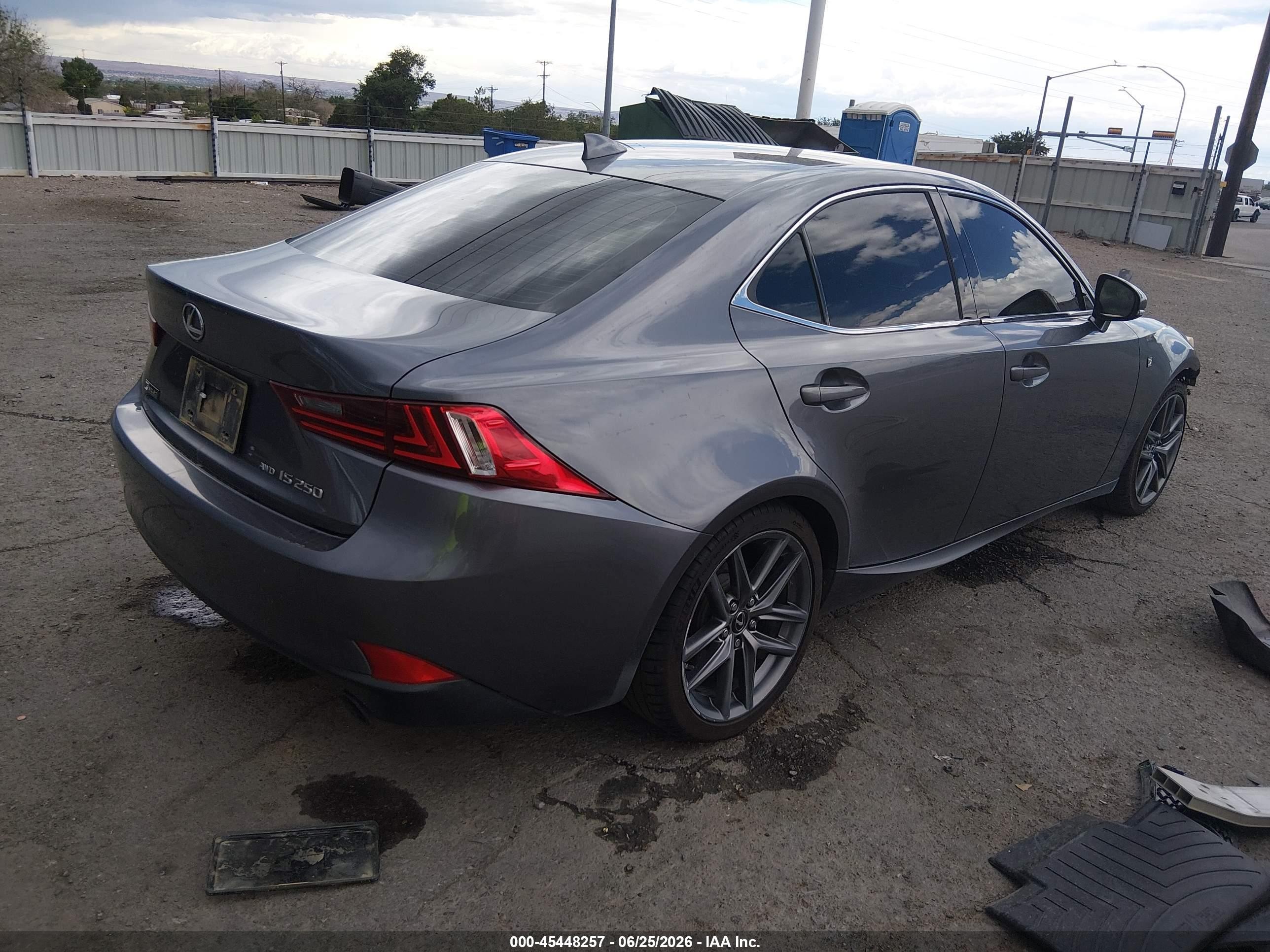 2014 Lexus Is 250   Серый vin: JTHCF1D2XE5001422
