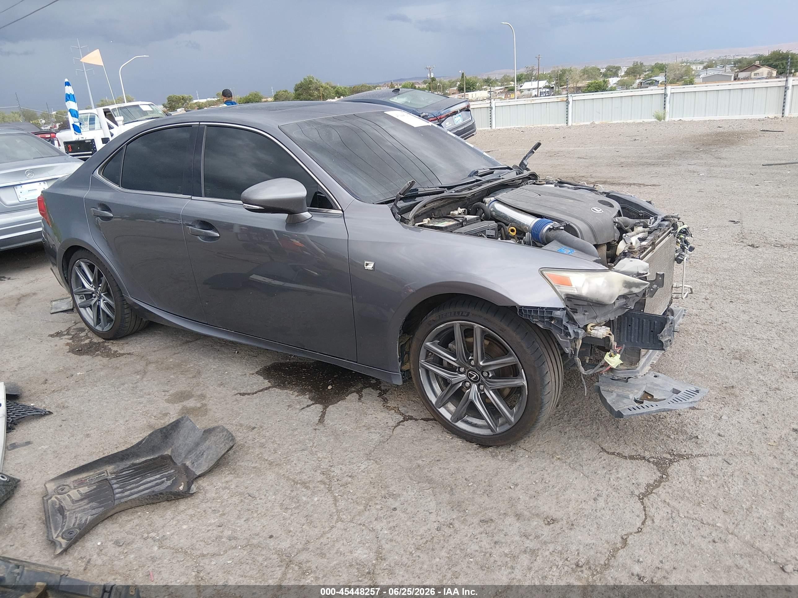 2014 Lexus Is 250   Серый vin: JTHCF1D2XE5001422