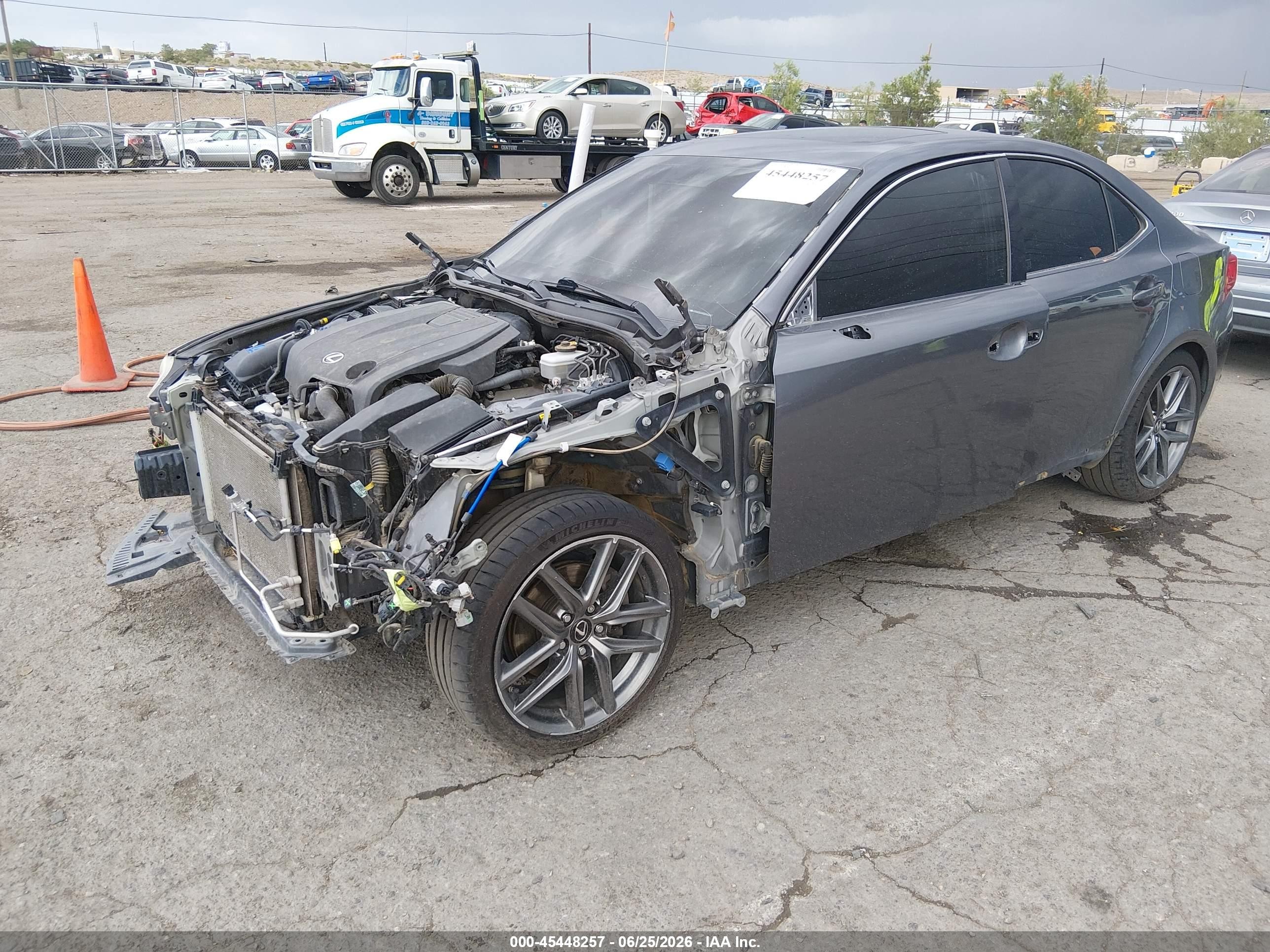 2014 Lexus Is 250   Серый vin: JTHCF1D2XE5001422