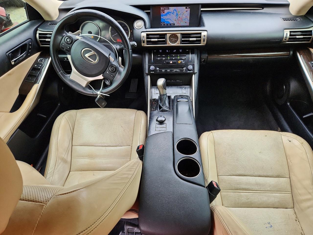 2014 Lexus Is 250 Красный vin: JTHCF1D2XE5001503