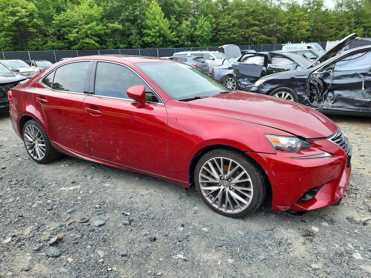 2014 Lexus Is 250 Красный vin: JTHCF1D2XE5001503