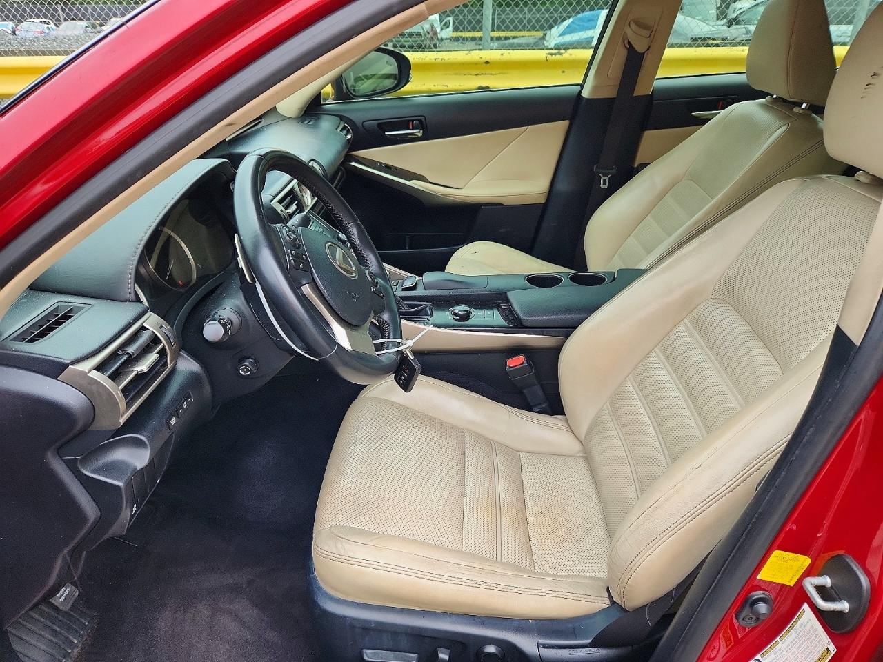 2014 Lexus Is 250 Красный vin: JTHCF1D2XE5001503