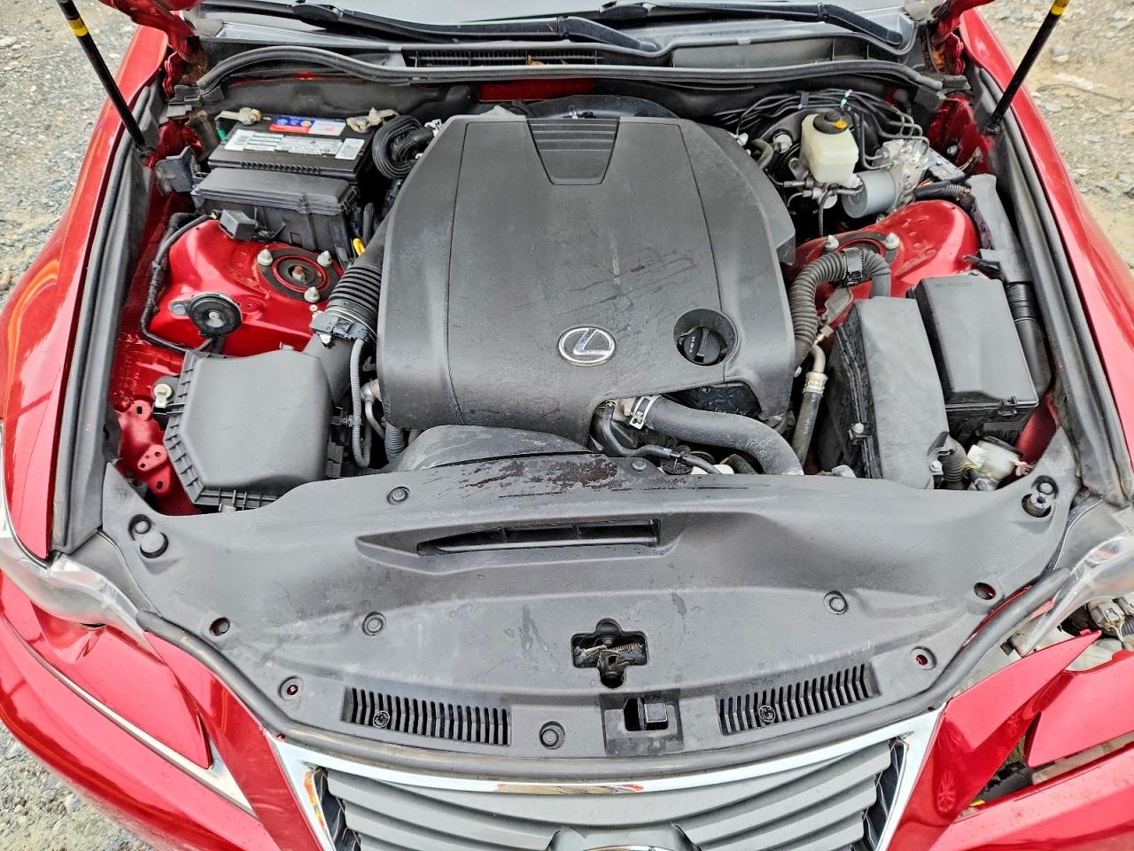 2014 Lexus Is 250 Красный vin: JTHCF1D2XE5001503