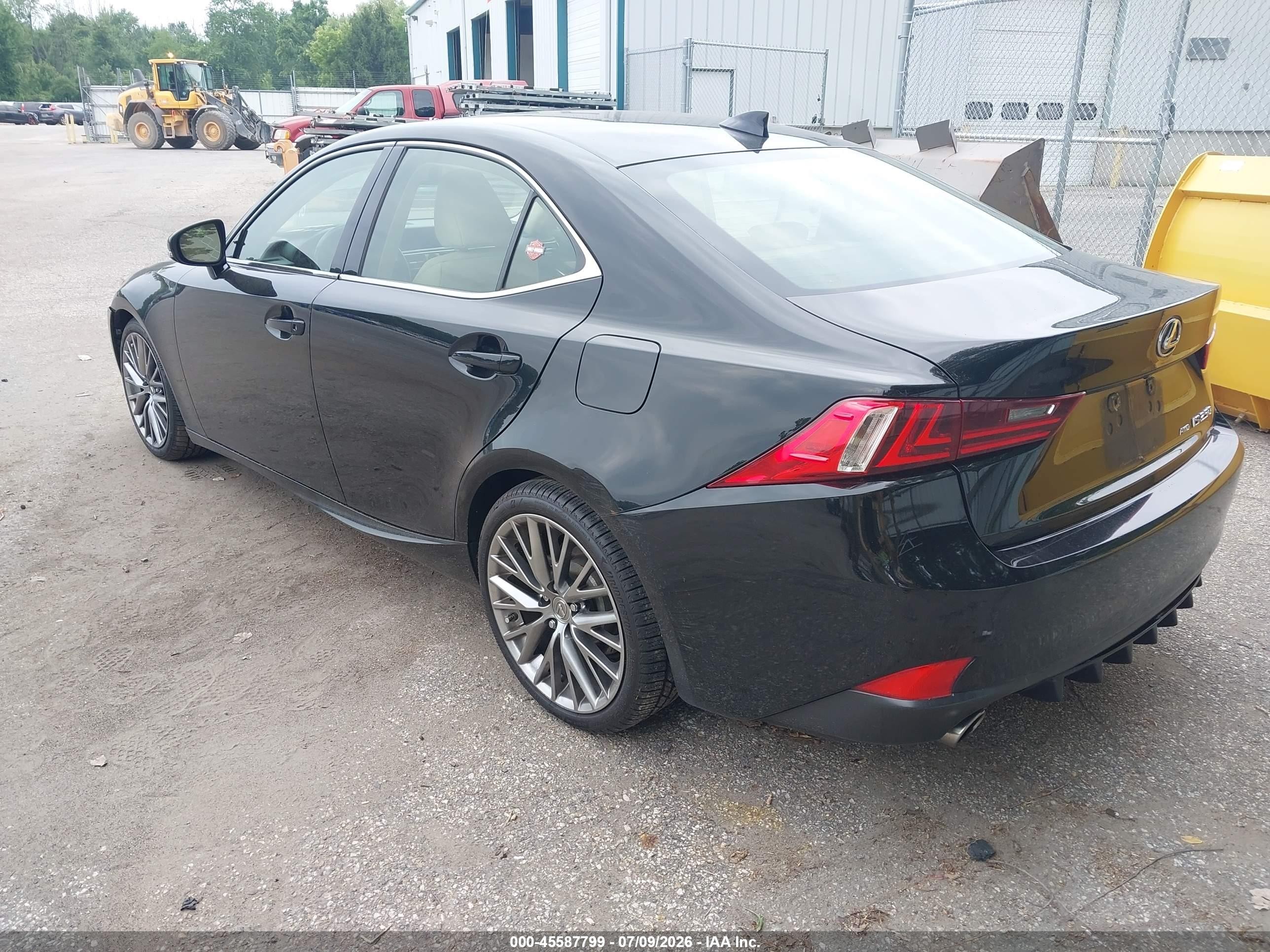 2014 Lexus Is 250   Black vin: JTHCF1D2XE5003722