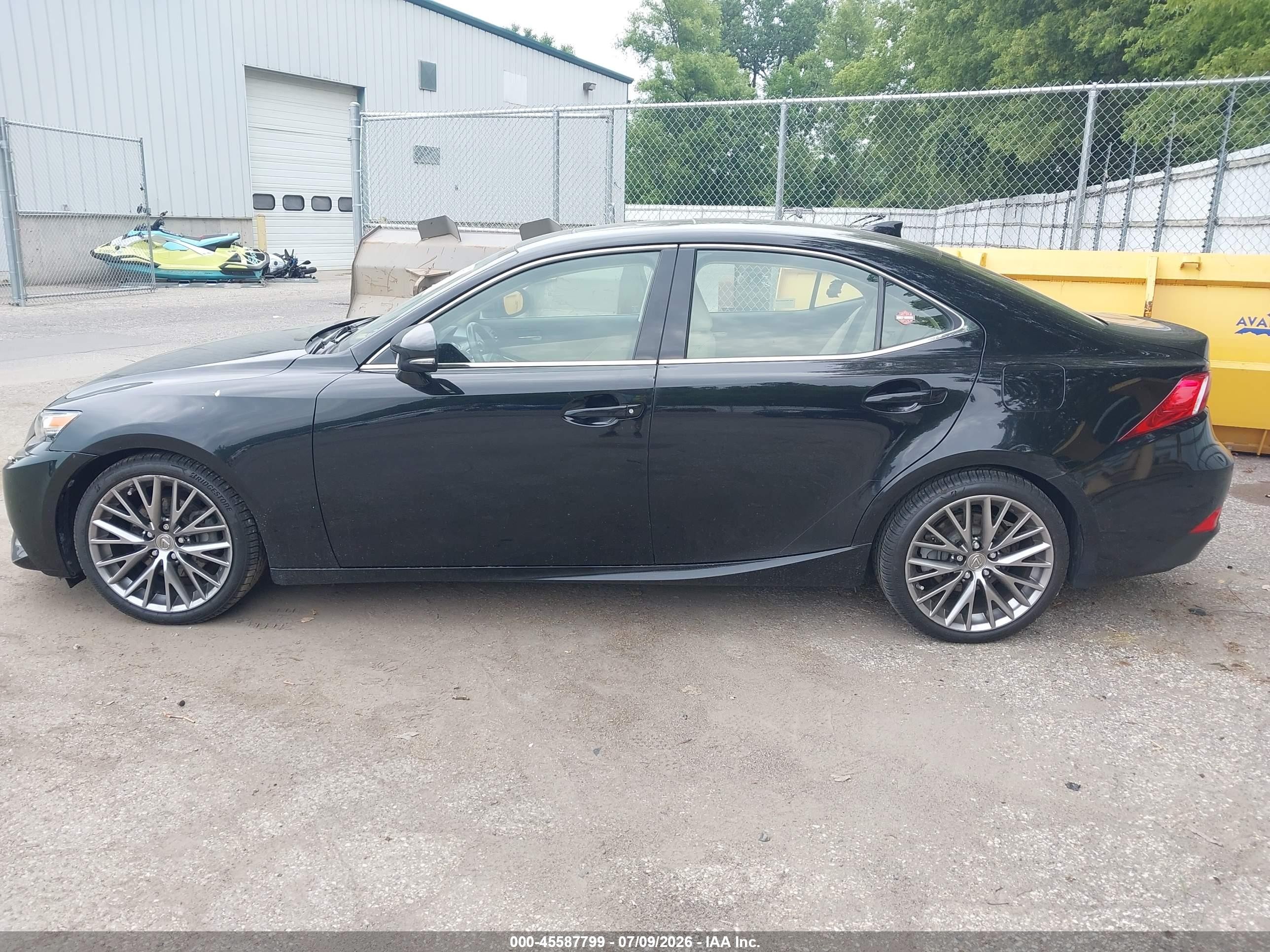 2014 Lexus Is 250   Black vin: JTHCF1D2XE5003722