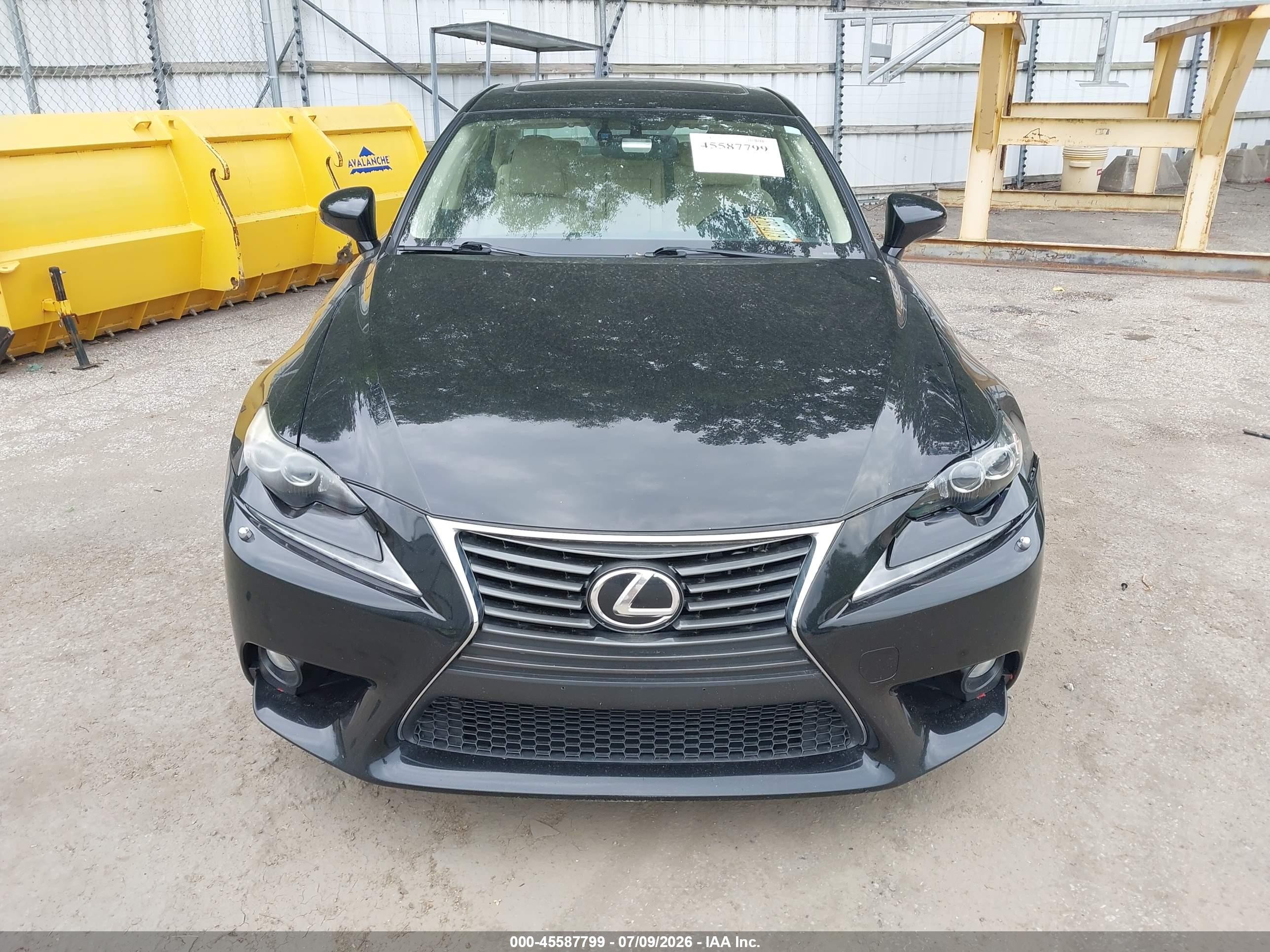 2014 Lexus Is 250   Black vin: JTHCF1D2XE5003722