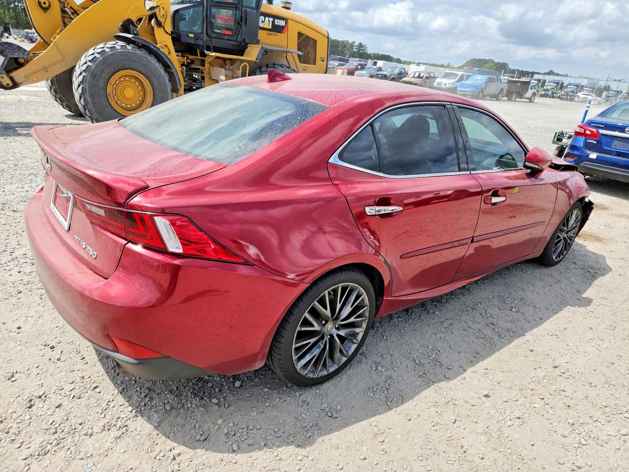2014 Lexus Is 250 Base Red vin: JTHCF1D2XE5010976