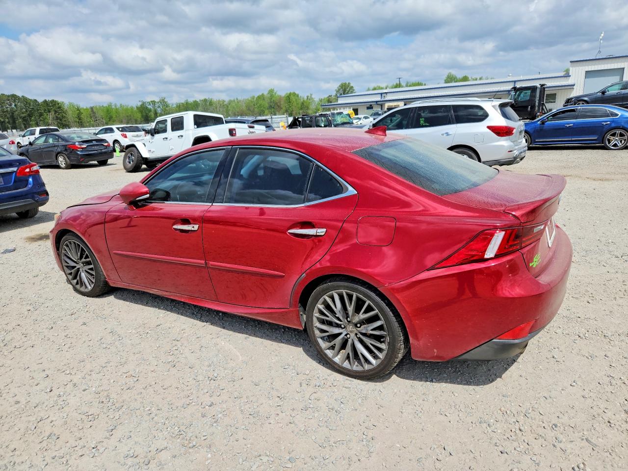 2014 Lexus Is 250 Base Red vin: JTHCF1D2XE5010976