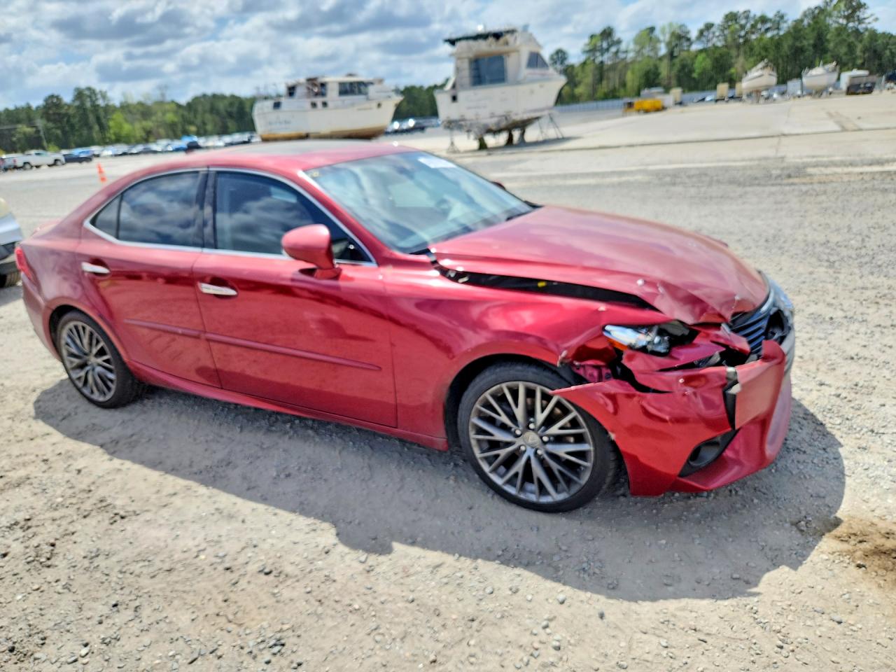 2014 Lexus Is 250 Base Red vin: JTHCF1D2XE5010976