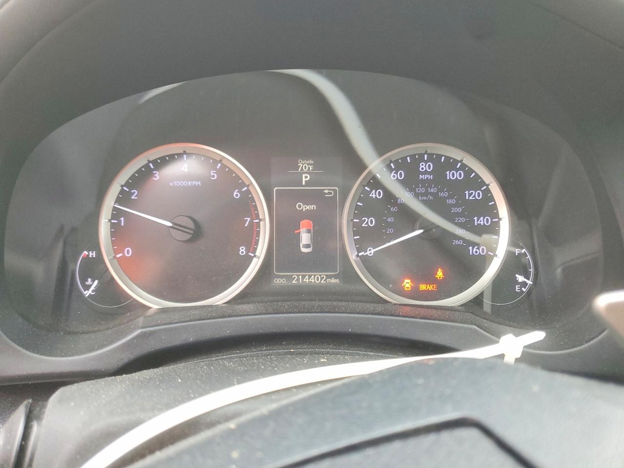 2014 Lexus Is 250 Base Red vin: JTHCF1D2XE5010976