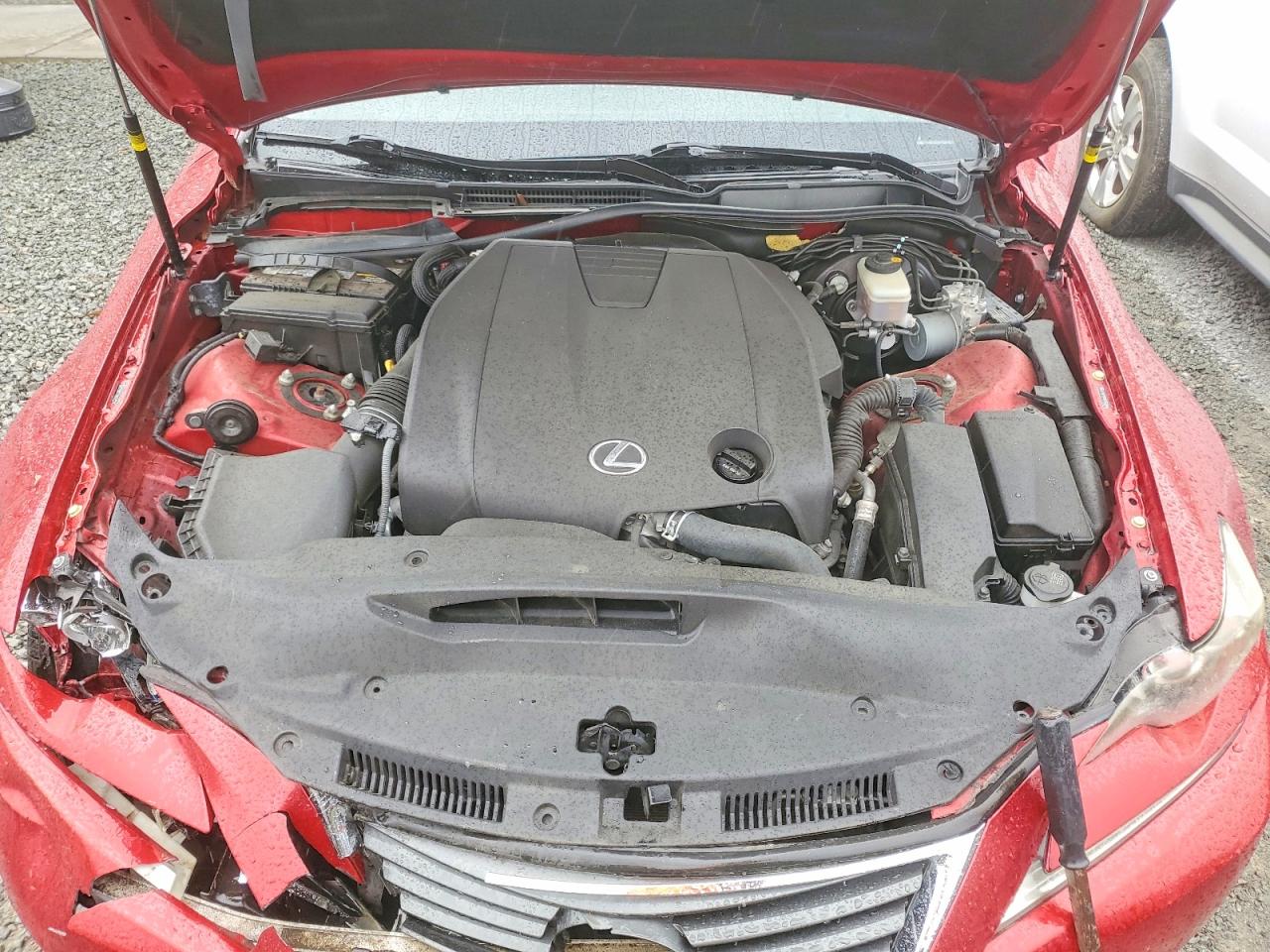 2014 Lexus Is 250 Base Red vin: JTHCF1D2XE5010976