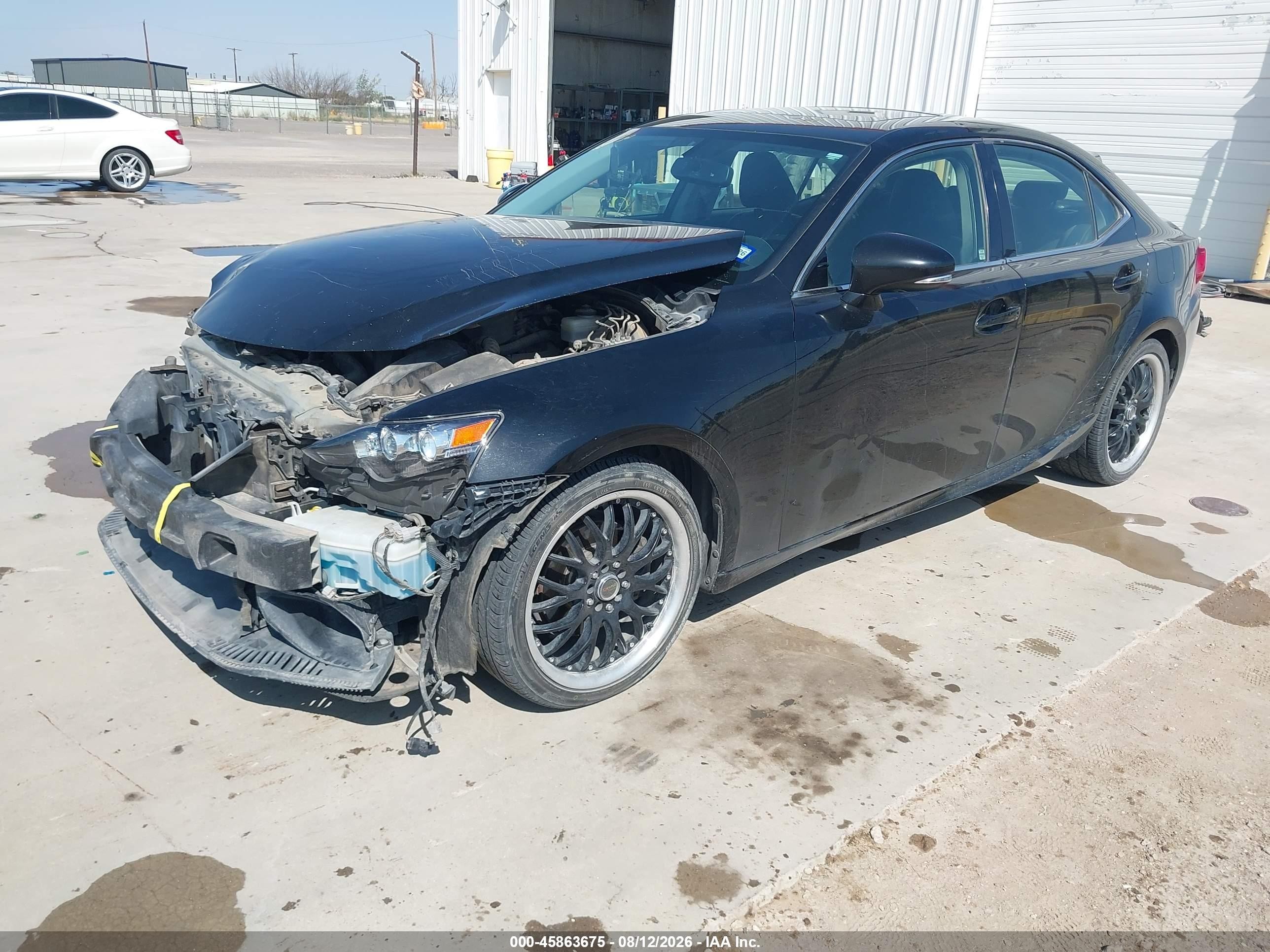 2014 Lexus Is 250   Черный vin: JTHCF1D2XE5015630