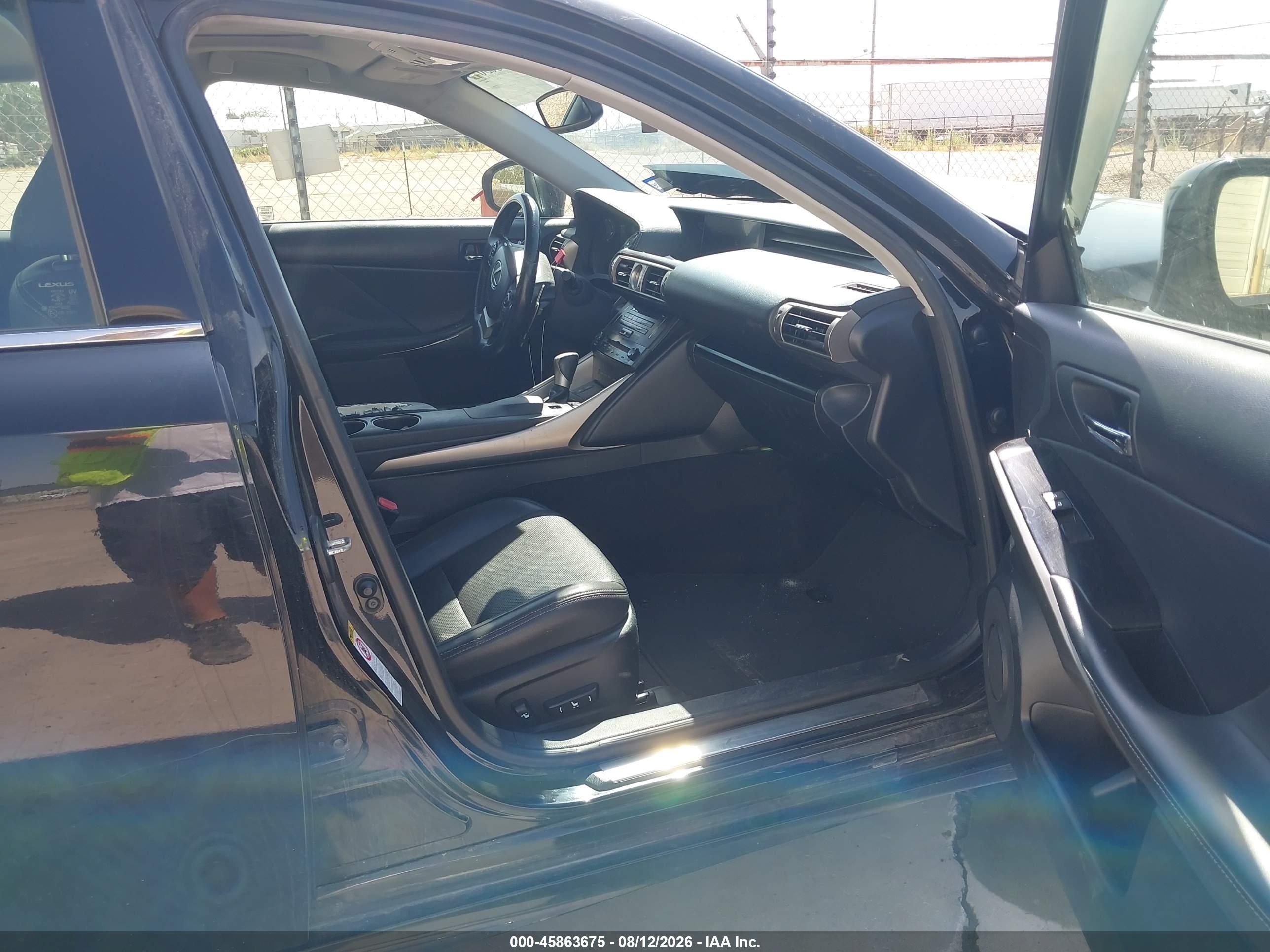 2014 Lexus Is 250   Черный vin: JTHCF1D2XE5015630