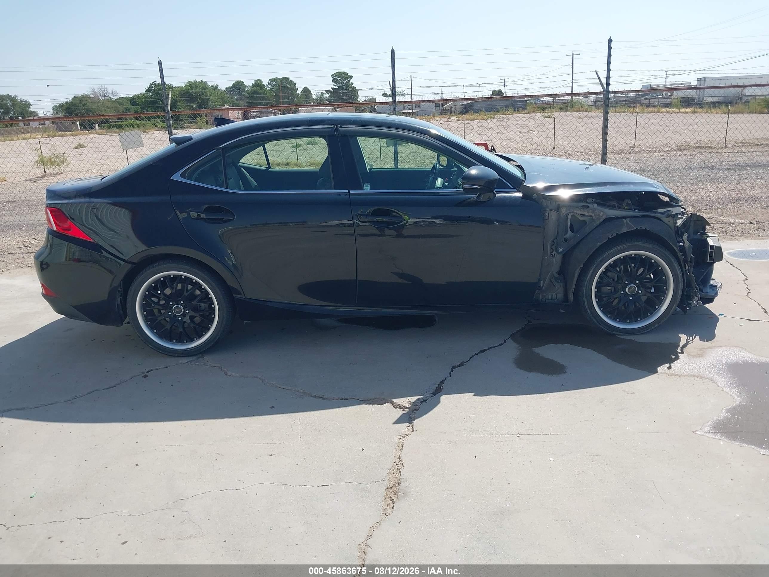 2014 Lexus Is 250   Черный vin: JTHCF1D2XE5015630