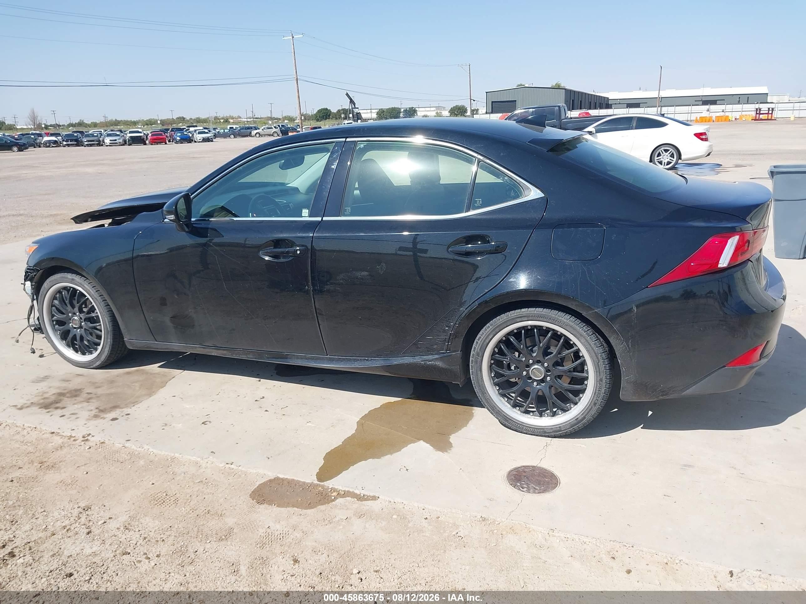 2014 Lexus Is 250   Черный vin: JTHCF1D2XE5015630