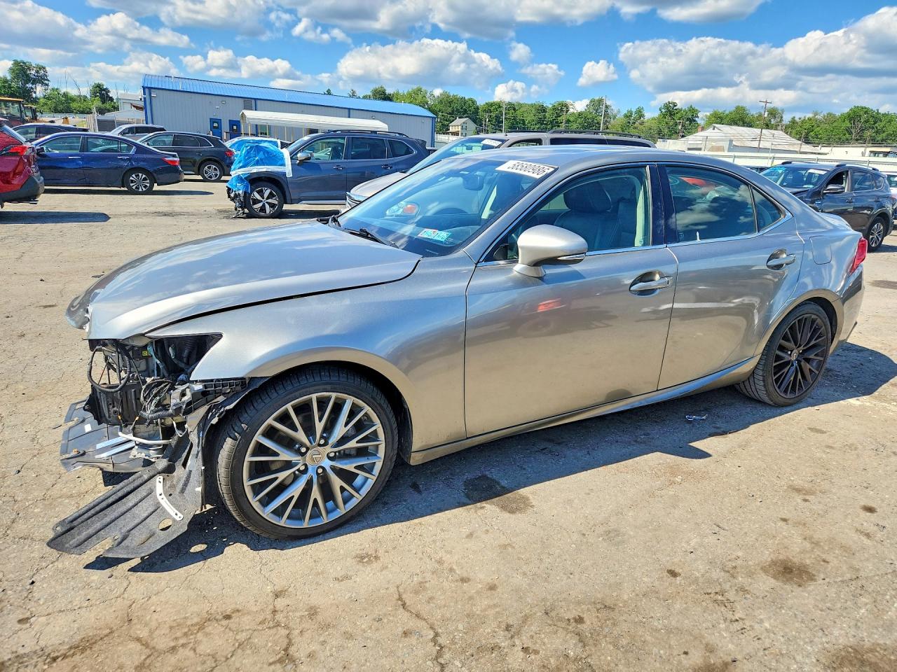 2015 Lexus Is 250 Silver vin: JTHCF1D2XF5016973