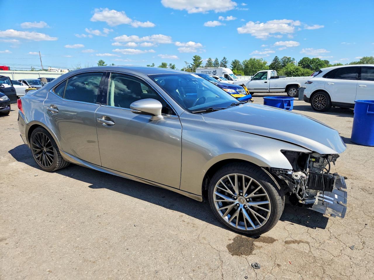 2015 Lexus Is 250 Silver vin: JTHCF1D2XF5016973