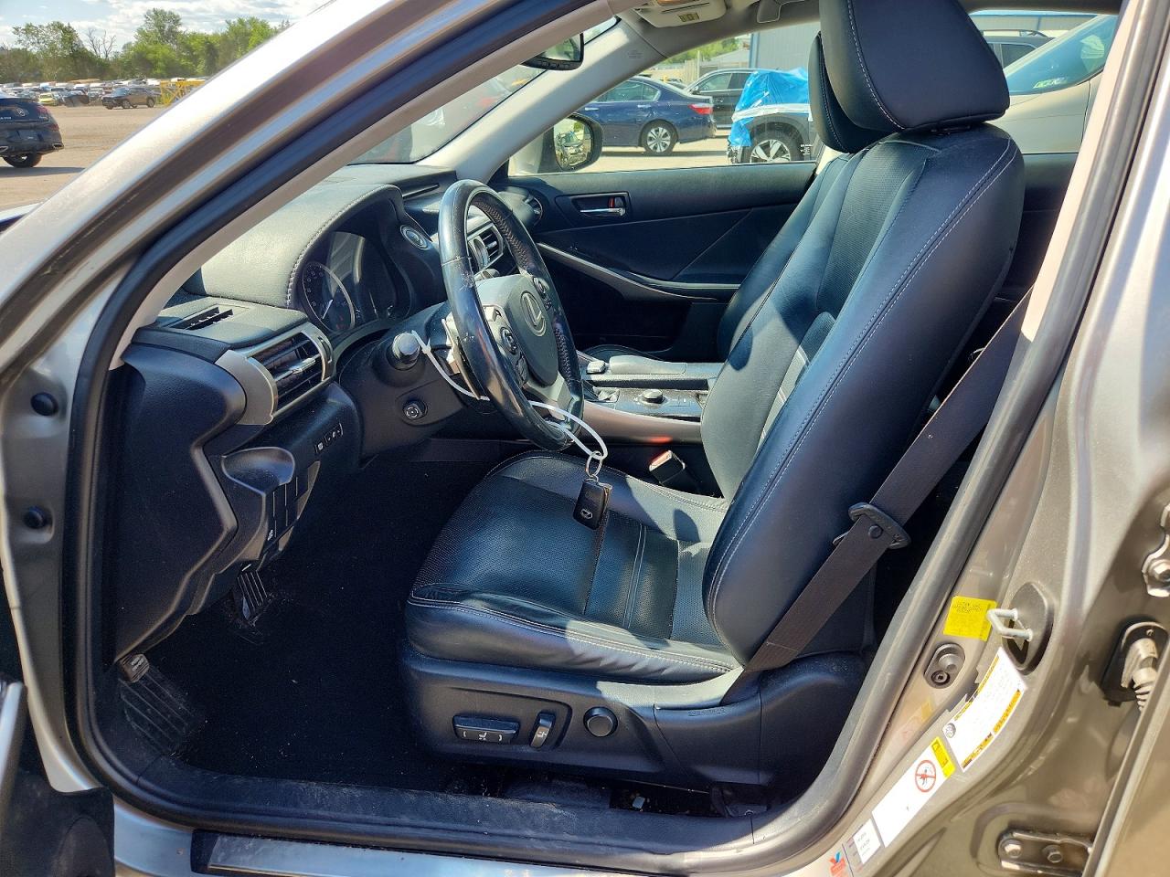 2015 Lexus Is 250 Silver vin: JTHCF1D2XF5016973