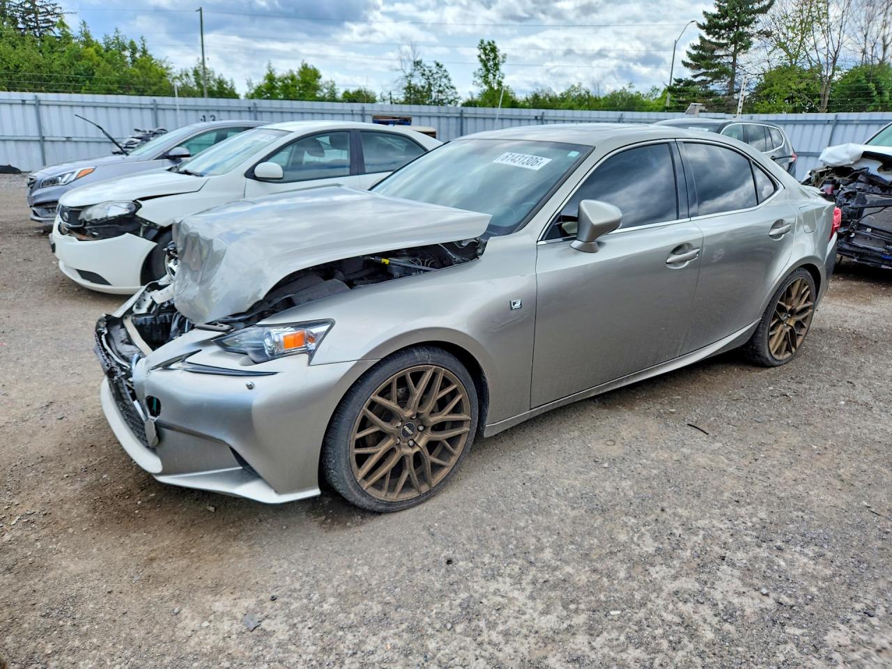 2015 Lexus Is 250 Silver vin: JTHCF1D2XF5018111