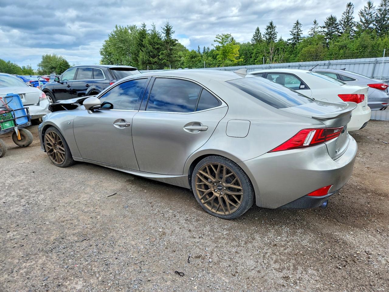 2015 Lexus Is 250 Silver vin: JTHCF1D2XF5018111
