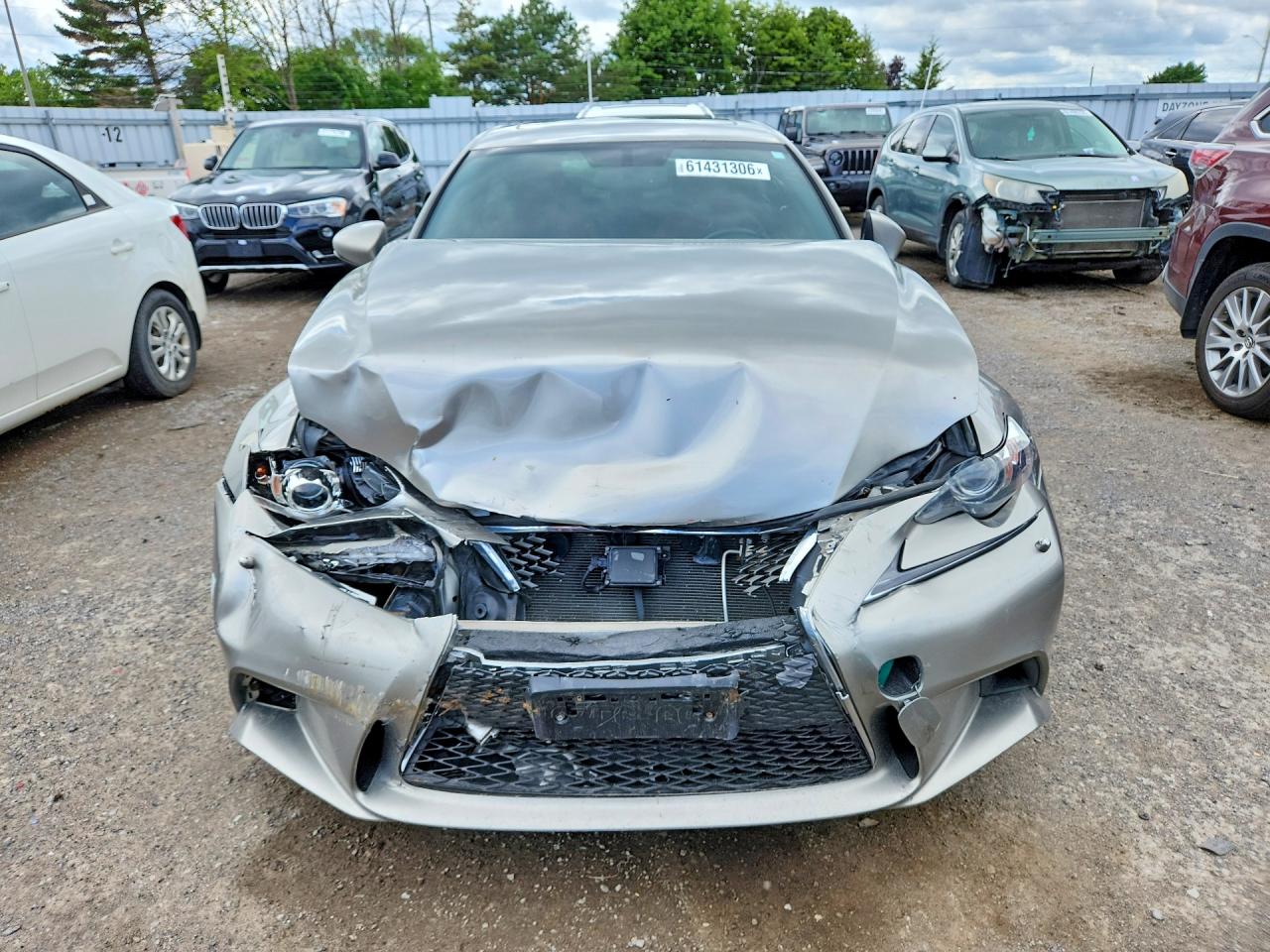 2015 Lexus Is 250 Silver vin: JTHCF1D2XF5018111