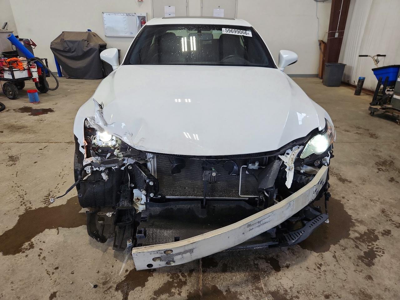 2015 Lexus Is 250 White vin: JTHCF1D2XF5021073