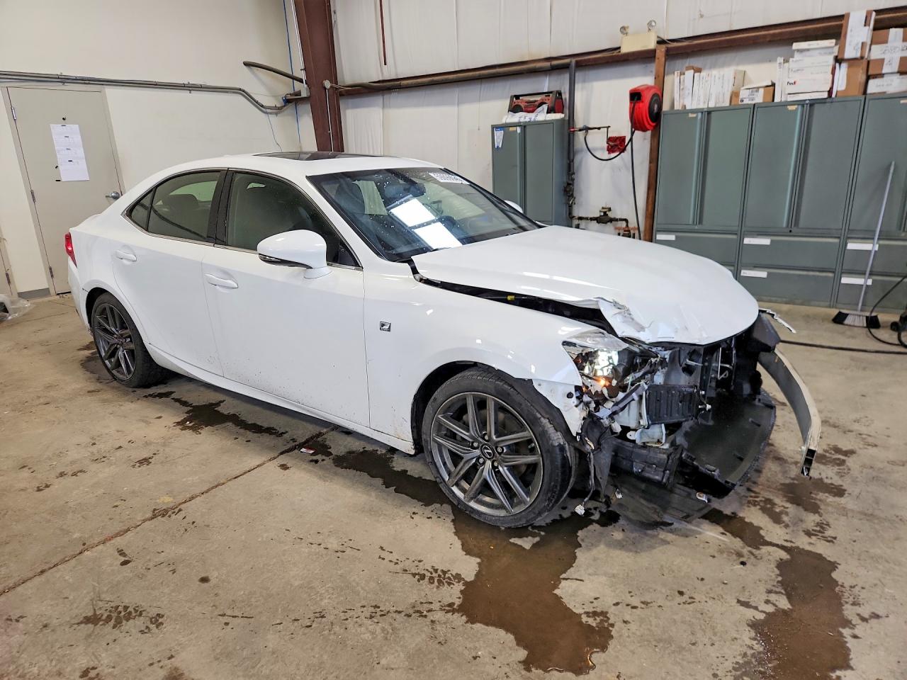 2015 Lexus Is 250 White vin: JTHCF1D2XF5021073