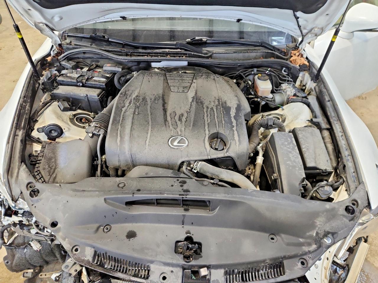 2015 Lexus Is 250 White vin: JTHCF1D2XF5021073