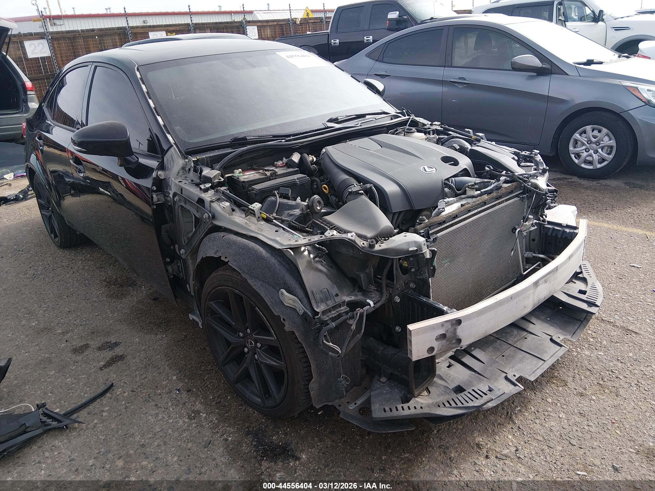 2015 Lexus Is 250   Black vin: JTHCF1D2XF5021493