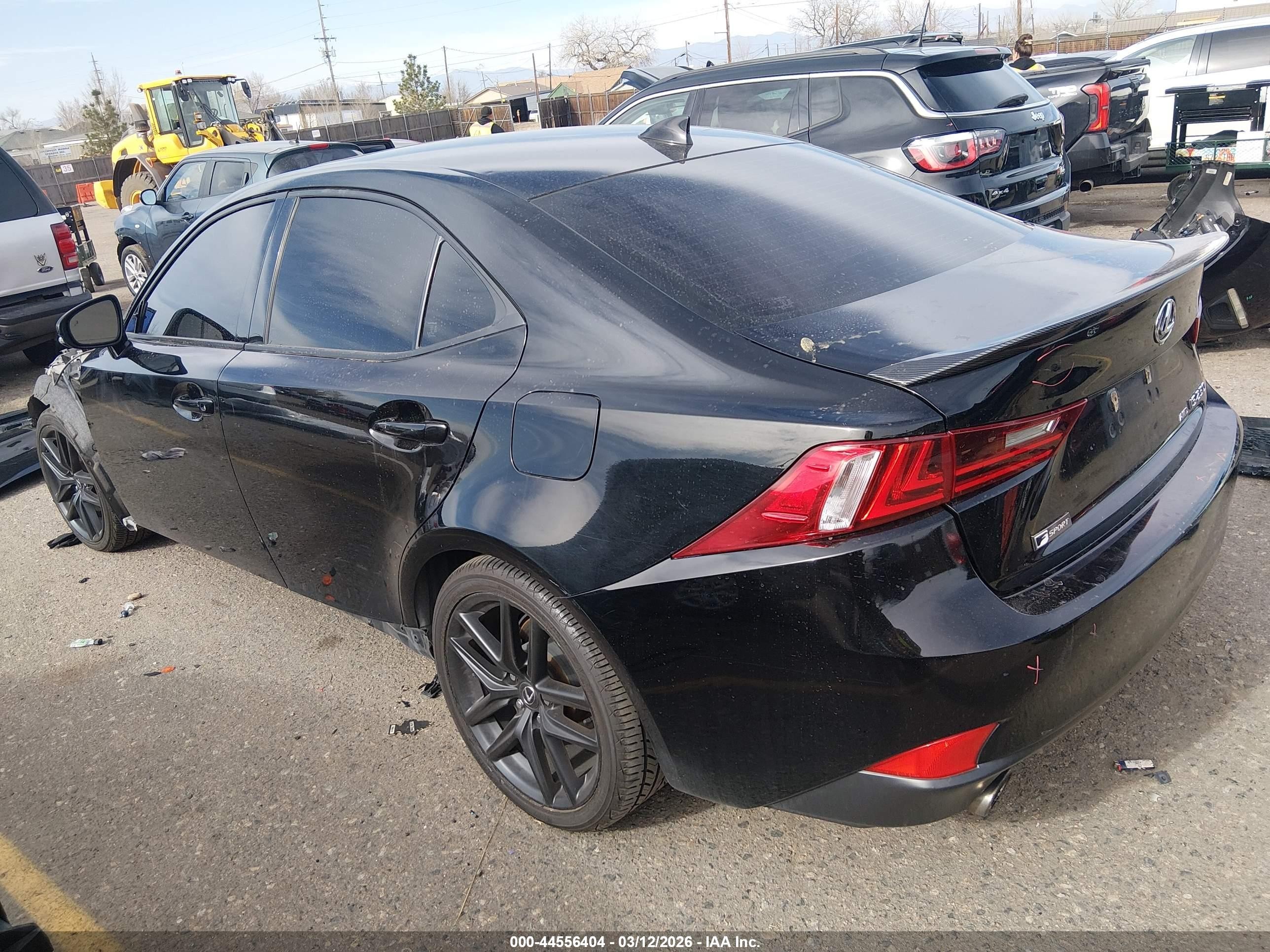 2015 Lexus Is 250   Black vin: JTHCF1D2XF5021493