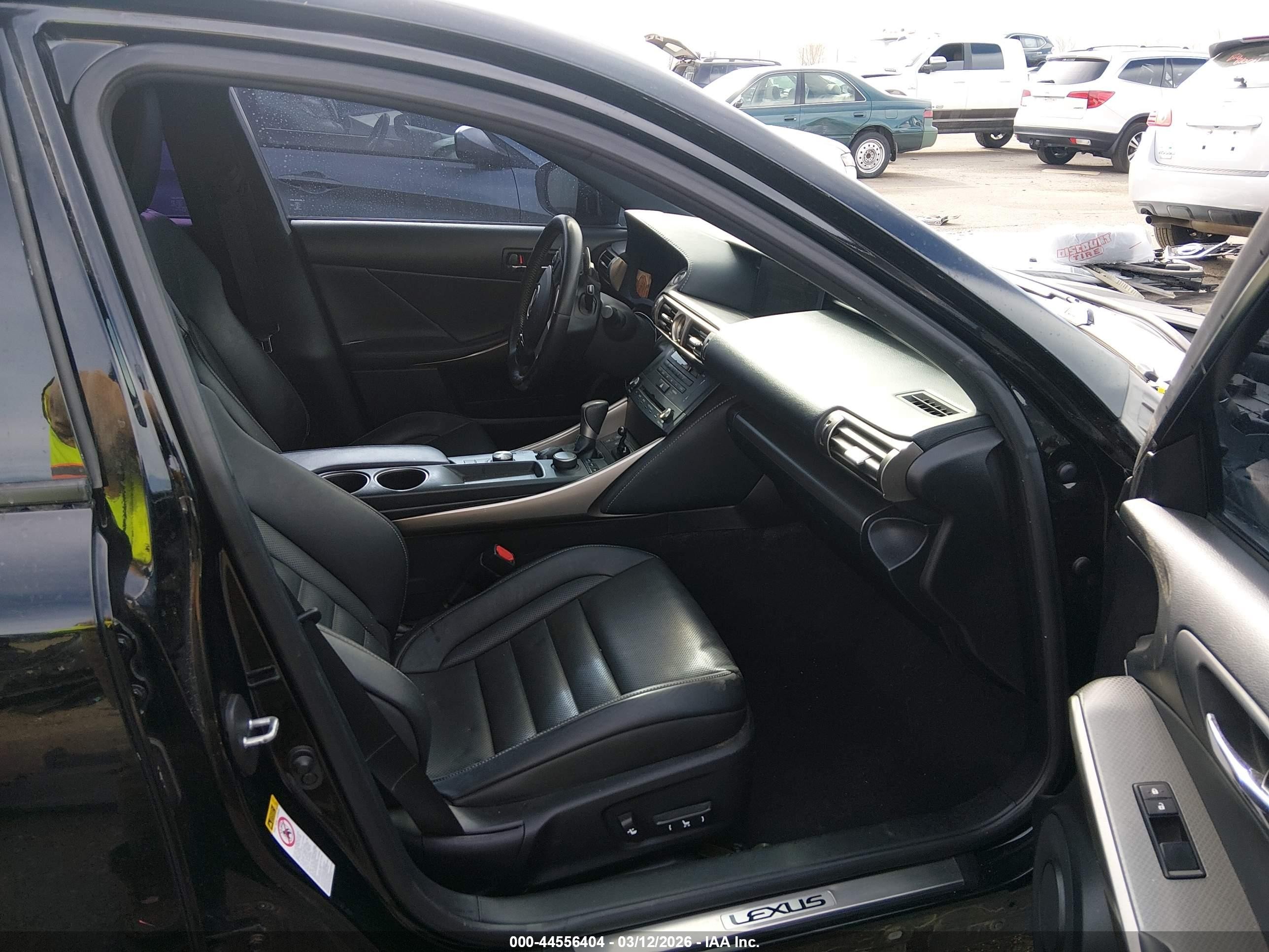 2015 Lexus Is 250   Black vin: JTHCF1D2XF5021493