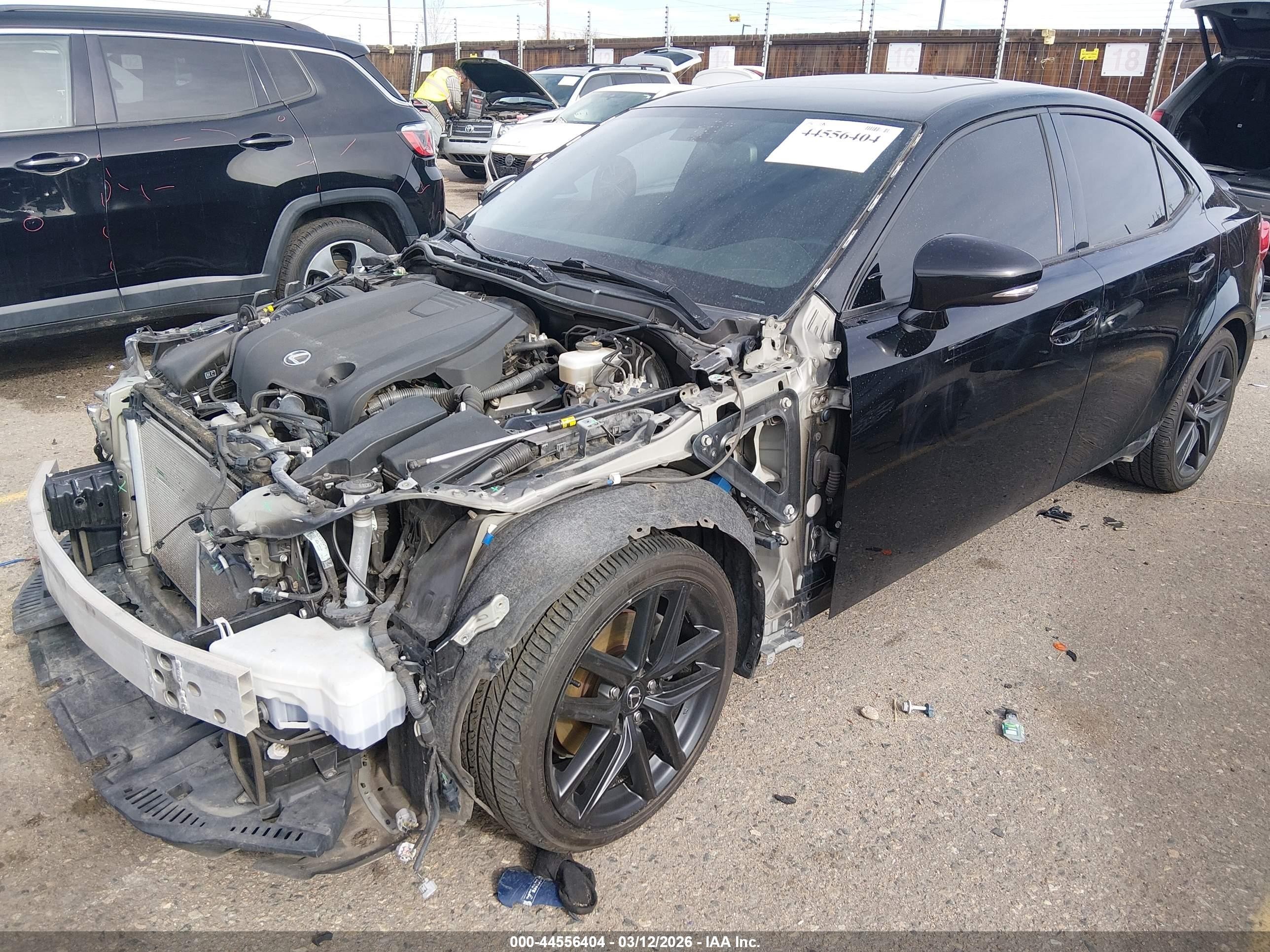 2015 Lexus Is 250   Black vin: JTHCF1D2XF5021493